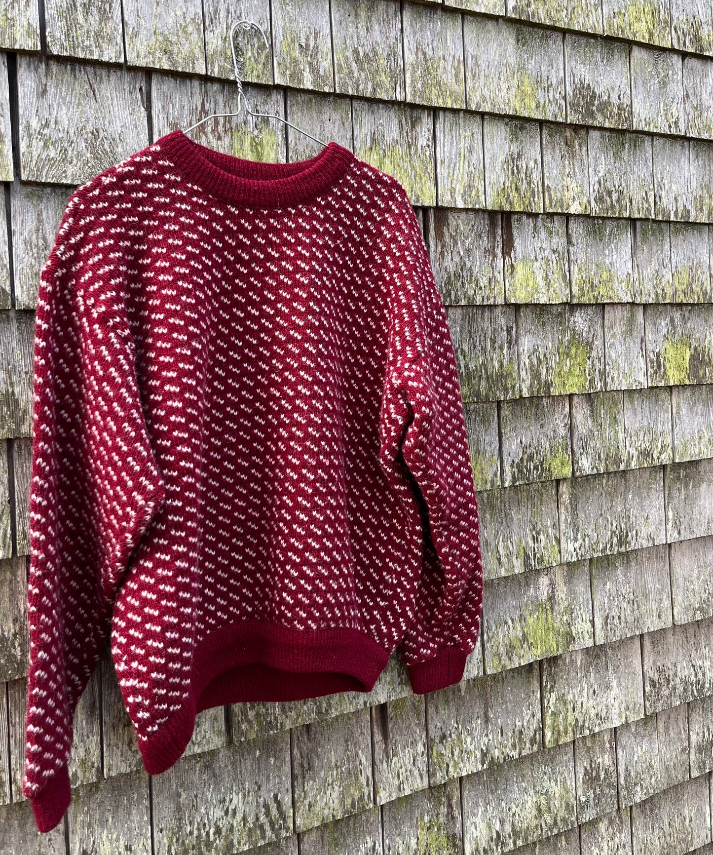 90s L.L. Bean Wool Birdseye Sweater (M/L)