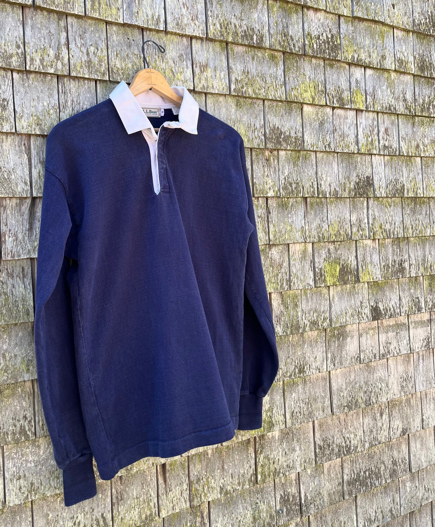 90s L.L Bean Cotton Rugby Shirt (L)
