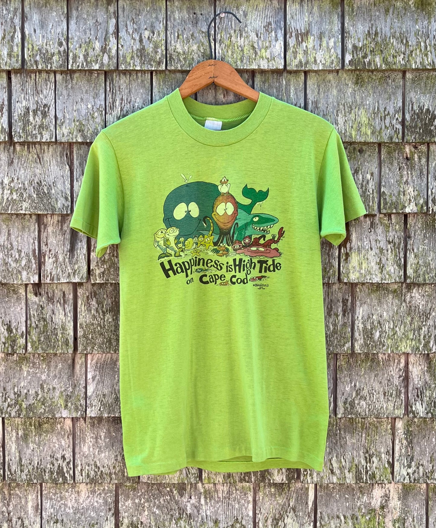 80s Happiness is High Tide on Cape Cod T-Shirt (XS/S)