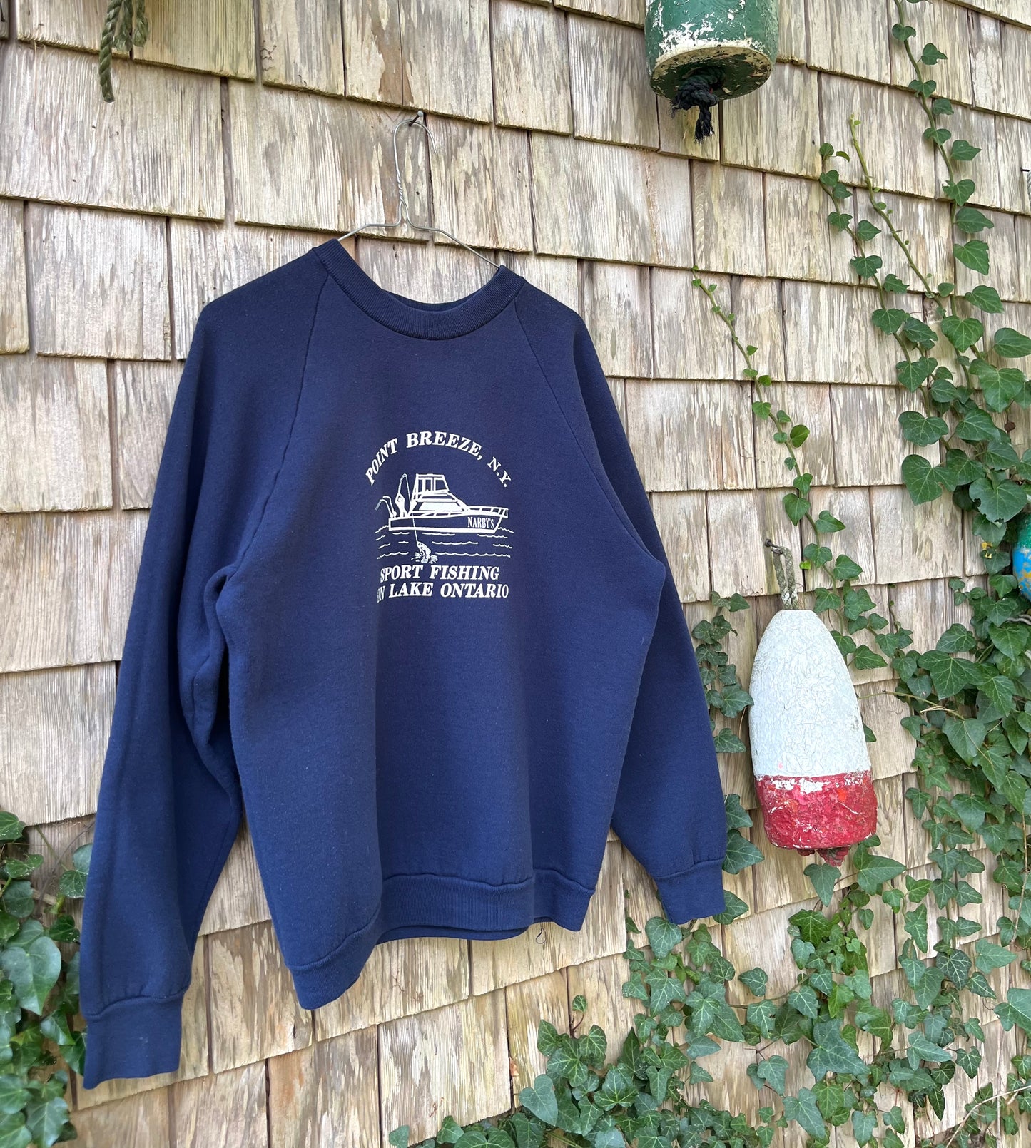 90s Narby's Superette & Tackle Point Breeze New York Crewneck Sweatshirt (M)