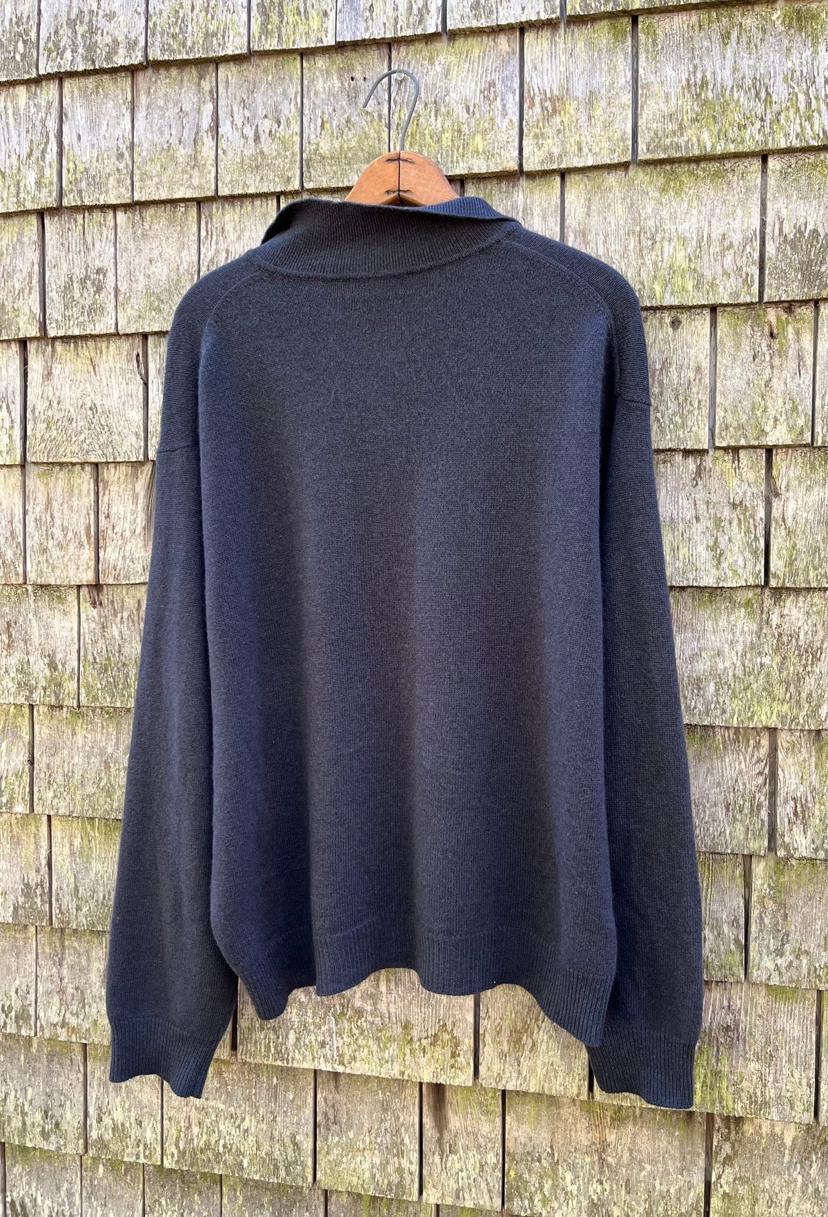 90s J.Crew Cashmere Knit Polo Collar Sweater (L/XL)