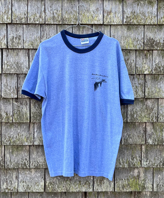 80s Anna Maria Island Sea Jeep Ringer T-Shirt (M/L)