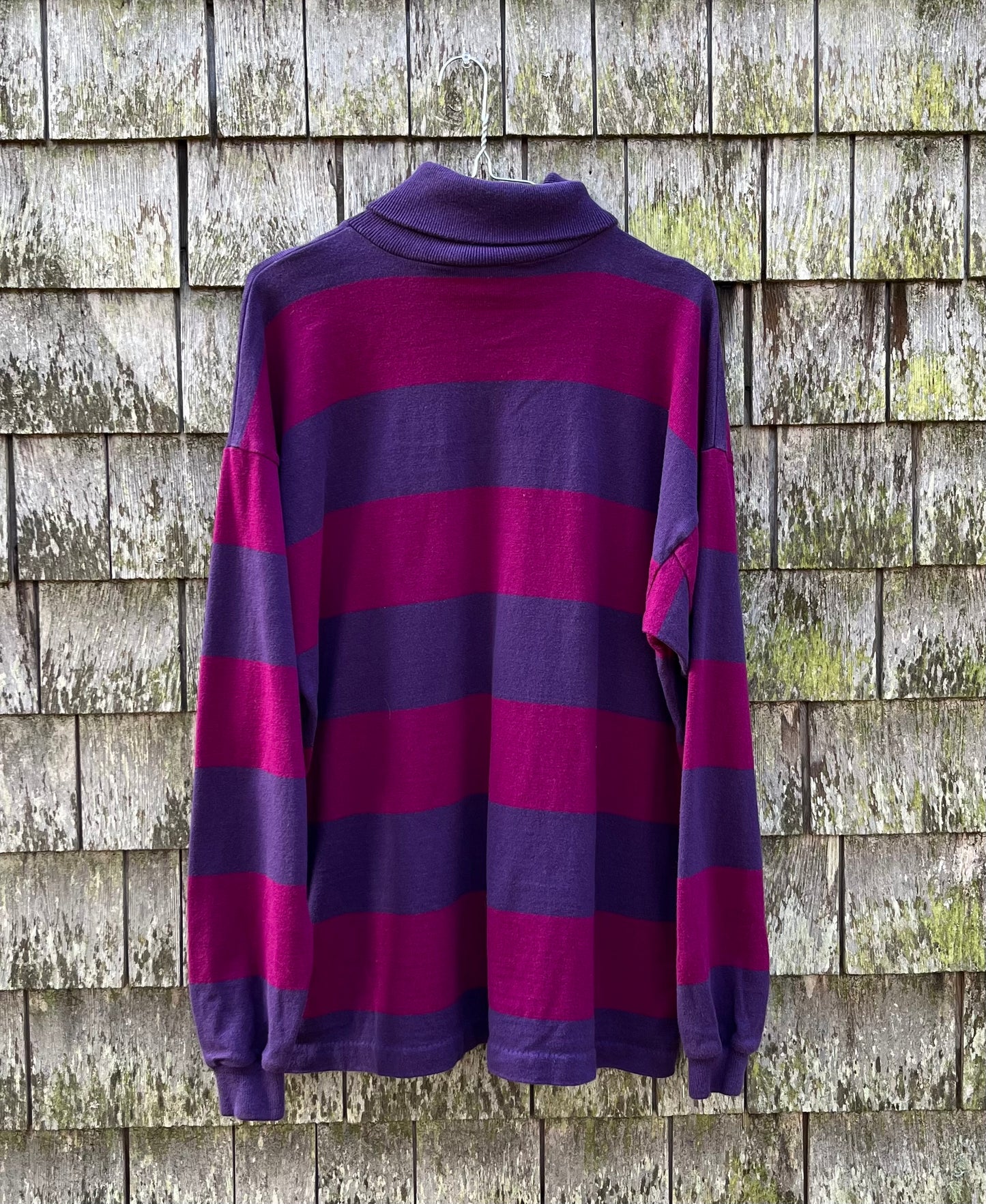 90s L.L. Bean Turtleneck Rugby Shirt (L)