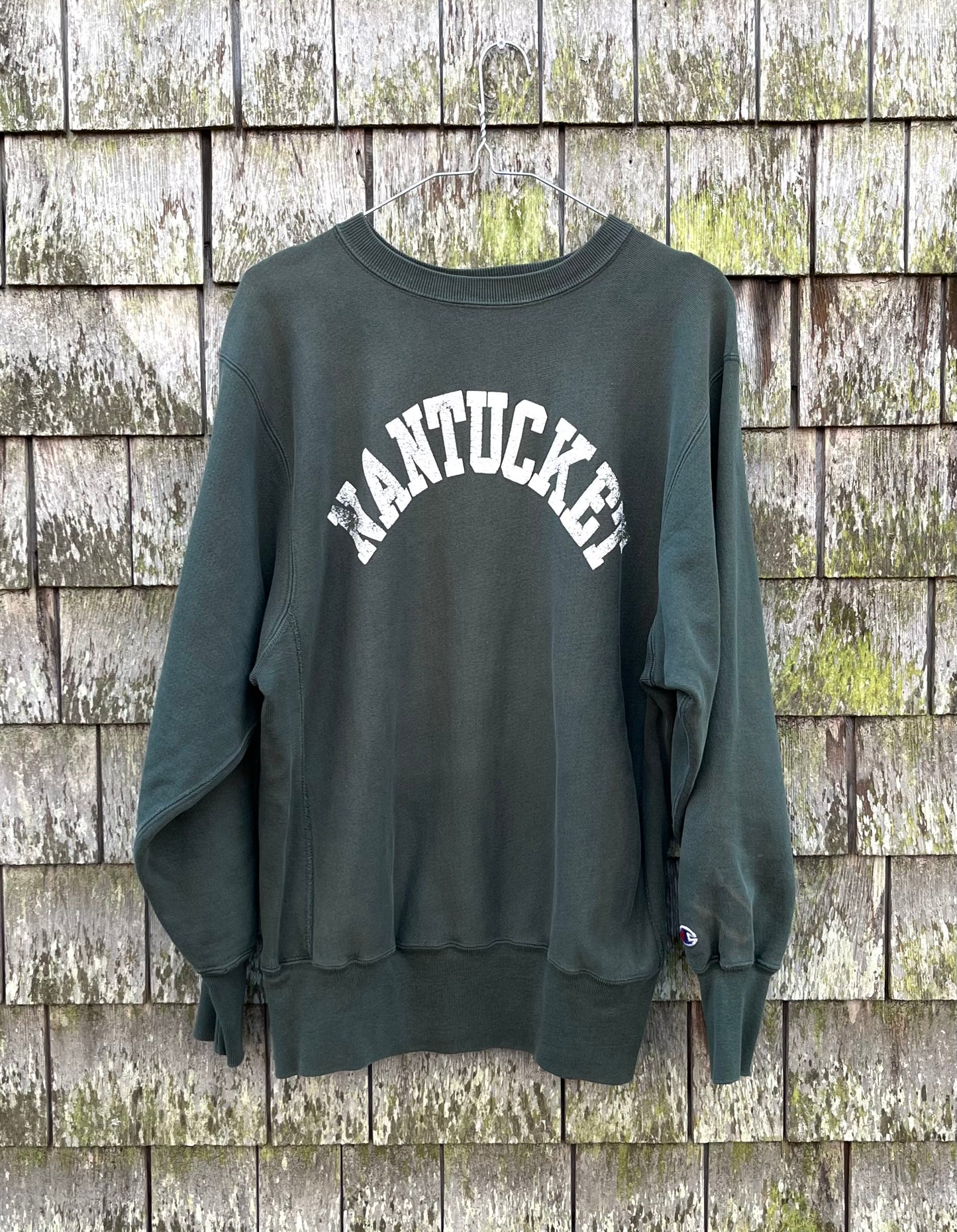 90s Nantucket Champion Reverse Weave Crewneck Sweatshirt (L)