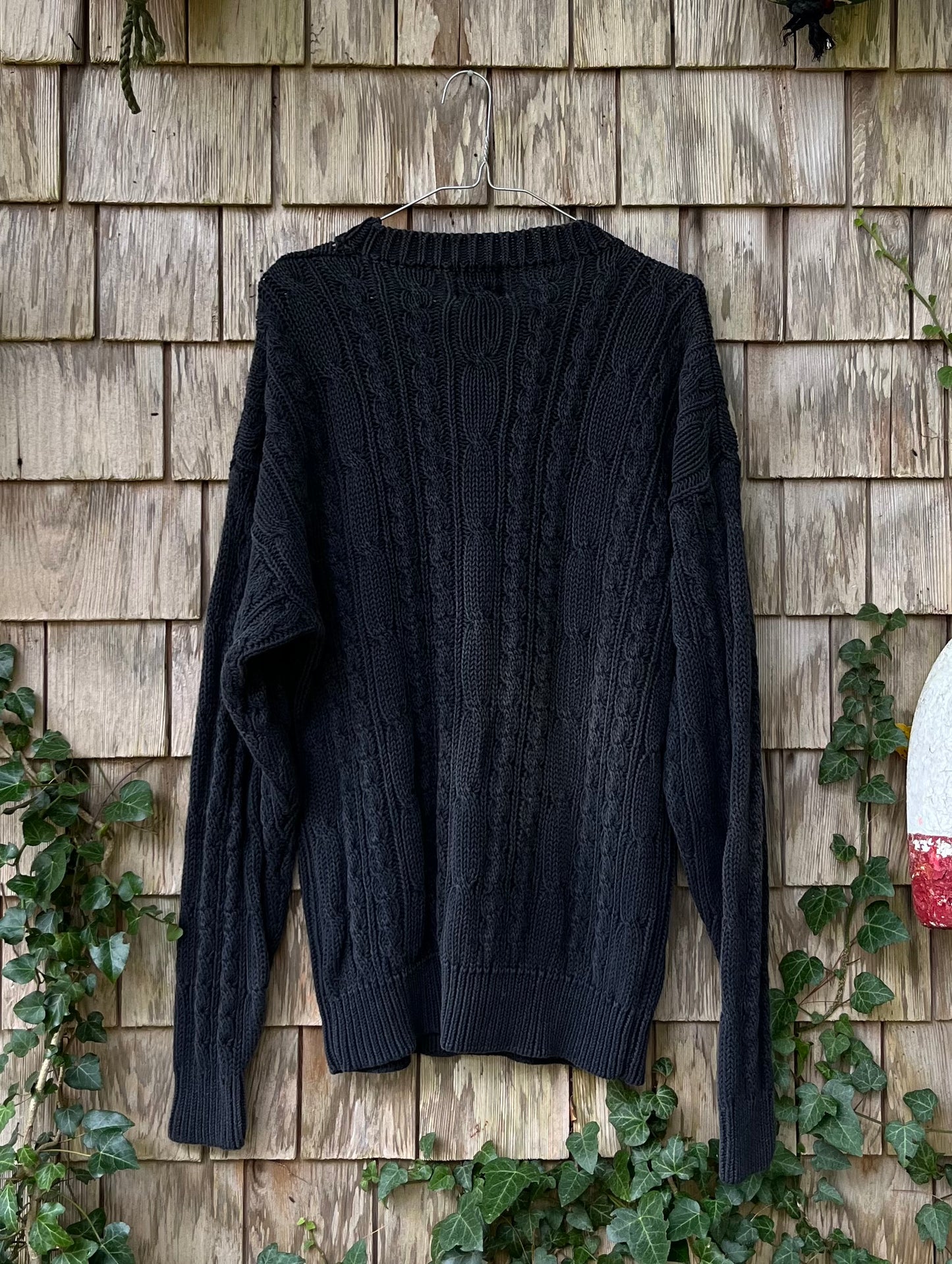 90s GAP Cable Knit Cotton Blend Sweater (M)