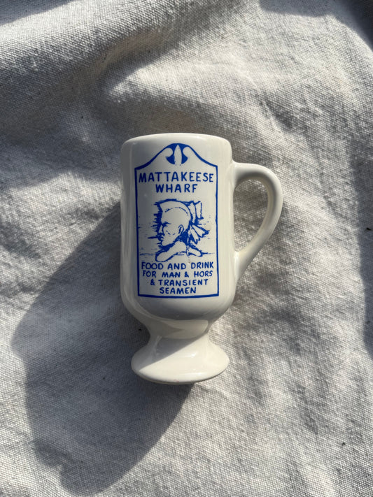 70s Mattakeese Wharf Dutch Coffee Souvenir Demitase Coffee Mug
