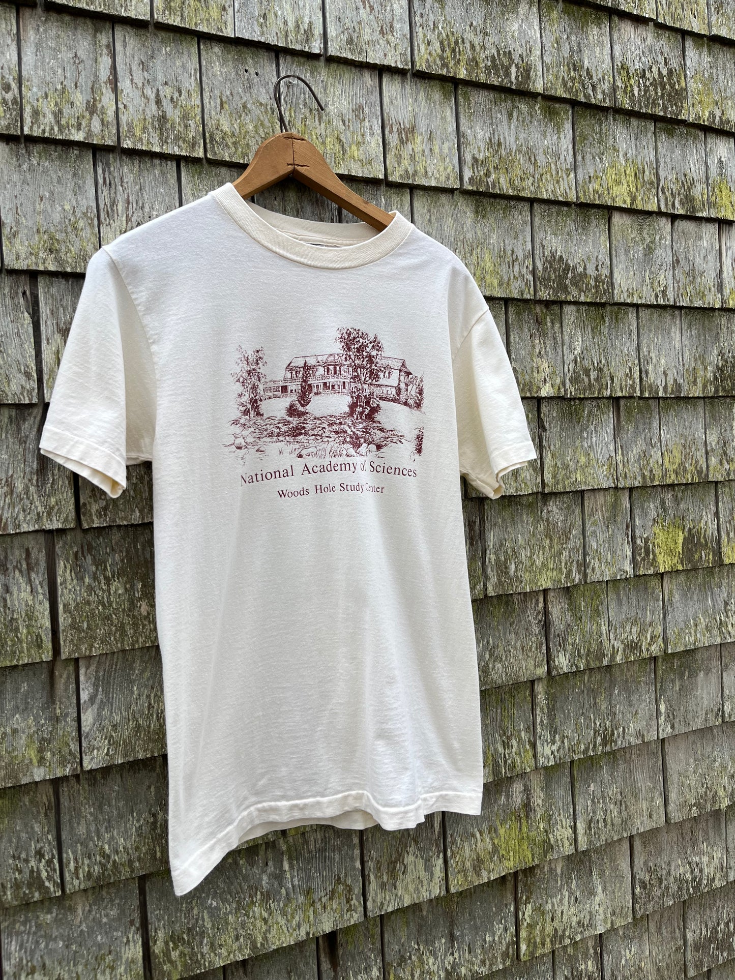 80s Woods Hole Study Center National Academy of Sciences T-Shirt (S/M)