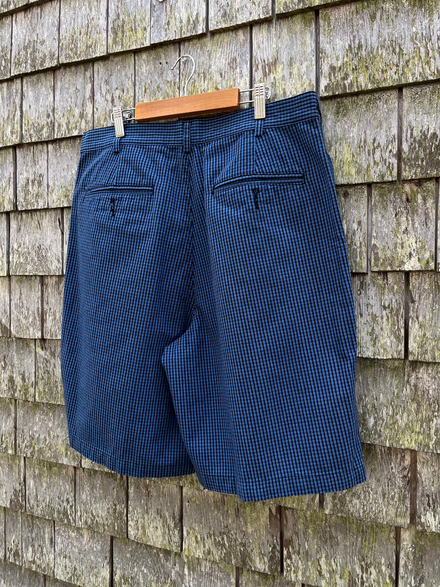 90s Smith & Hawken Check Cotton Twill Shirts (34/9”)