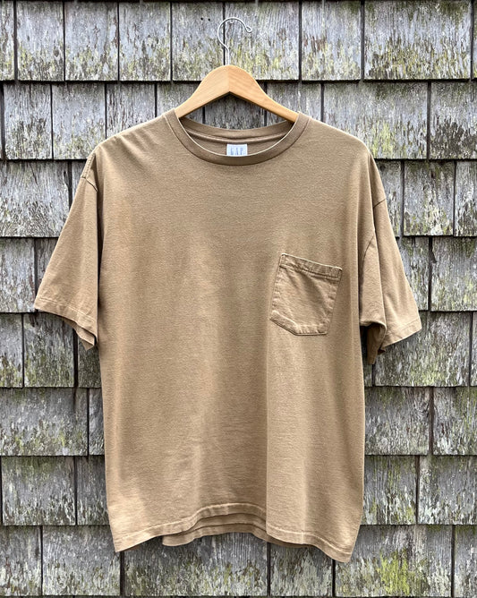 90s GAP Cotton Pocket T-Shirt (L)