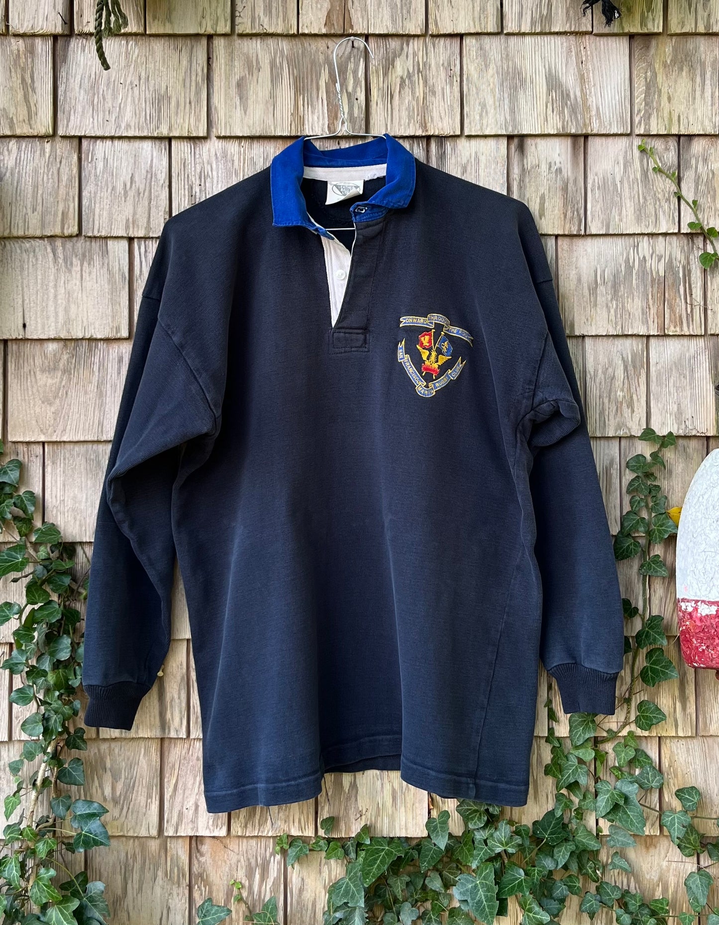 90s Leather Balls LTD. San Francisco Rugby Club Heavyweight Cotton Rugby Shirt (L)