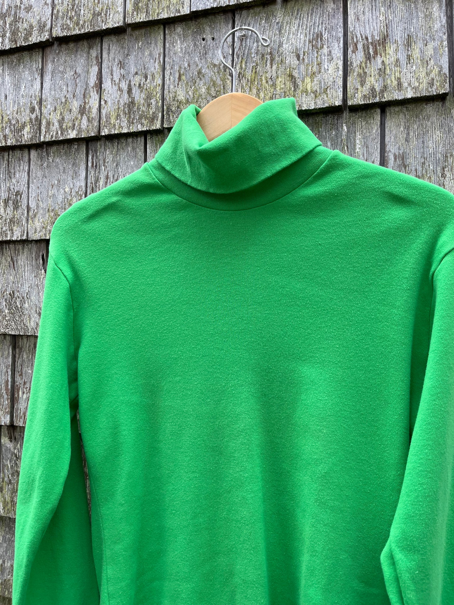 90s Duofold Cotton Turtleneck Shirt (M)