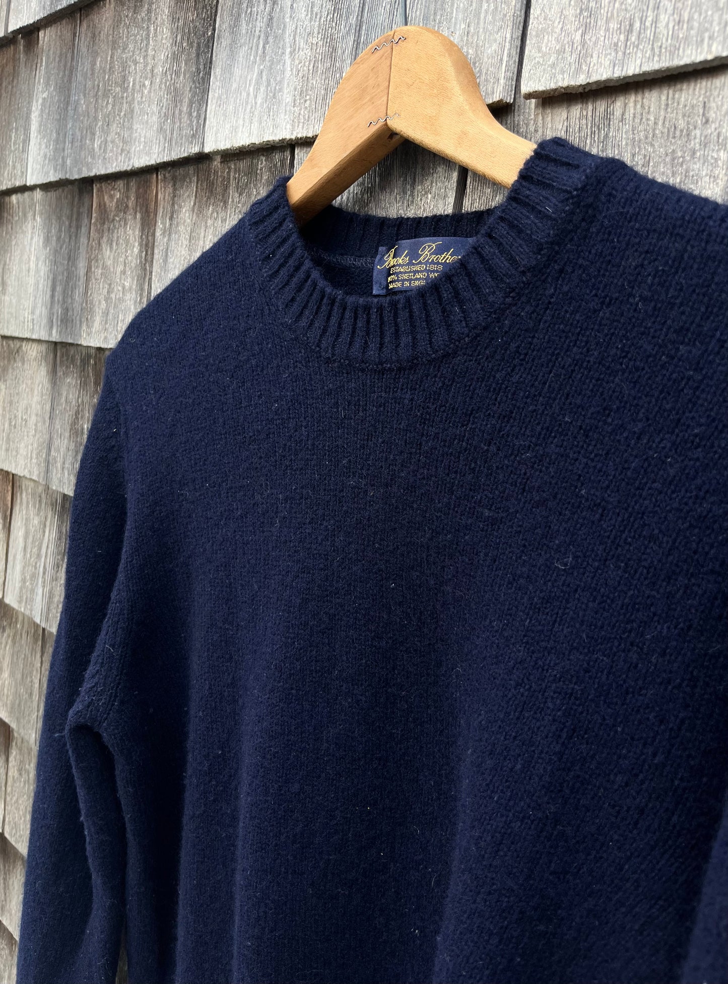 90s Brooks Brothers Shetland Wool Sweater (M/L)