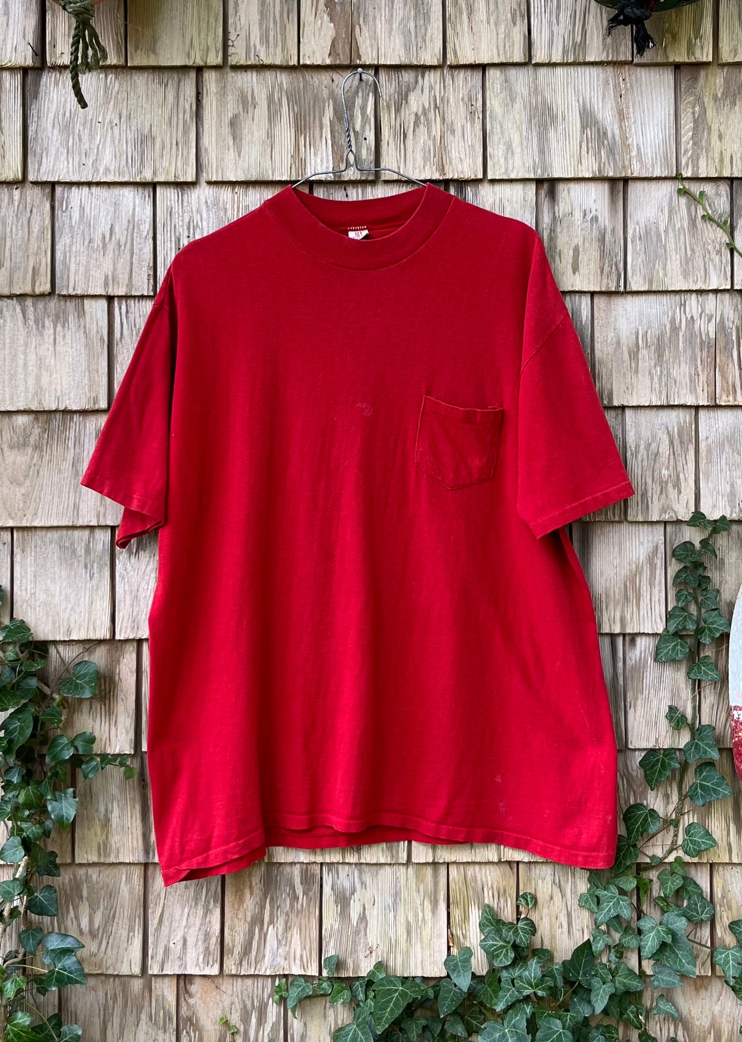 70s Lopez Lake Hobie Regatta Arroyo Grande California Pocket T-Shirt (L)