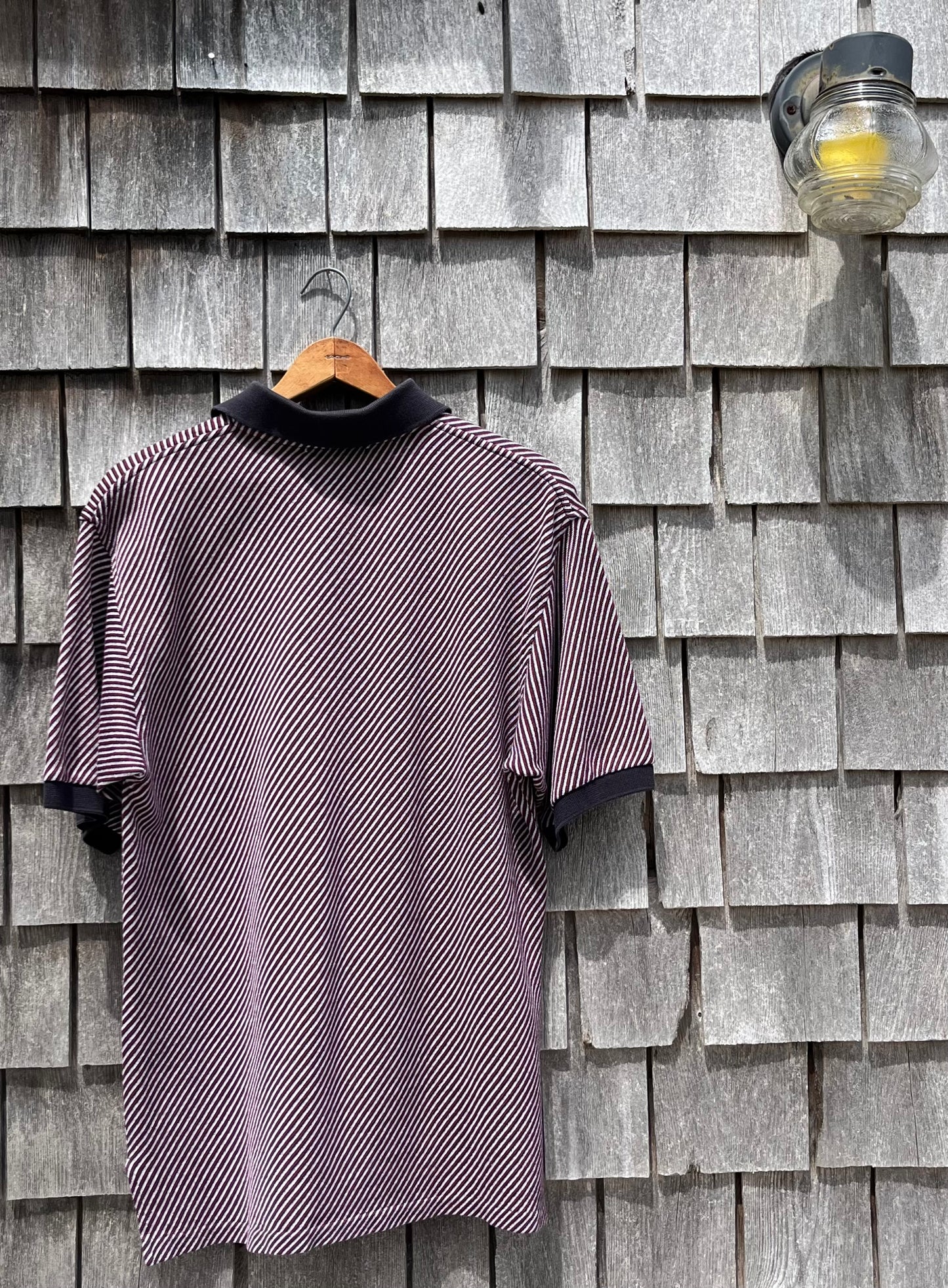 90s Burberrys Knit Cotton Polo Shirt (M)