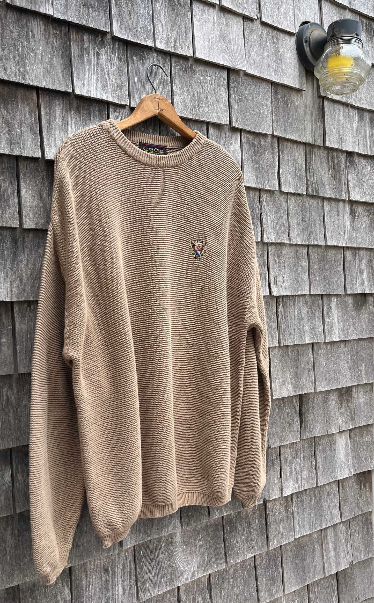 90s Cross Creek US Golf Association Knit Cotton Sweater (XL)