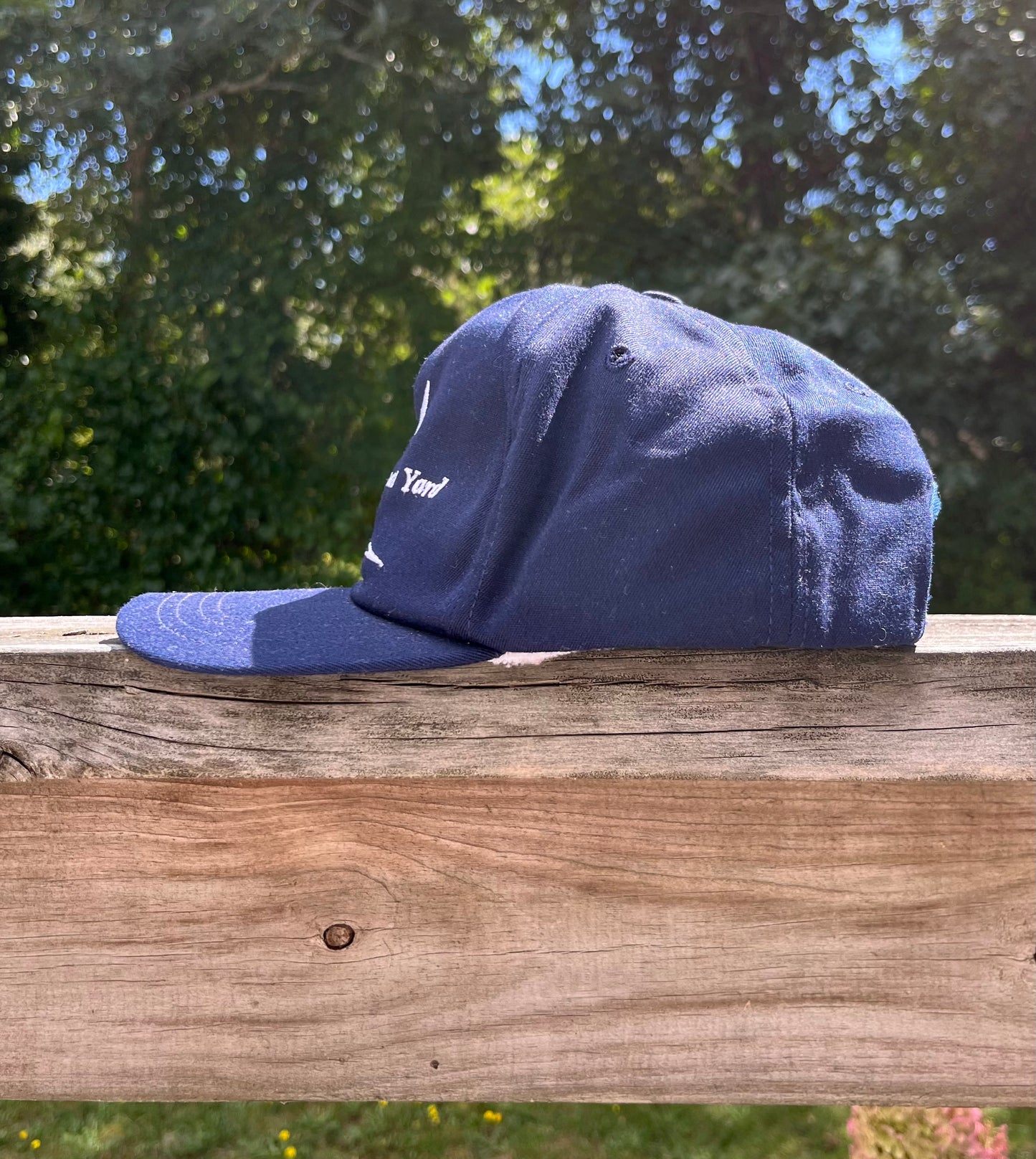 90s Dark Harbor Boat Yard Maine Strapback Hat (OSFA)