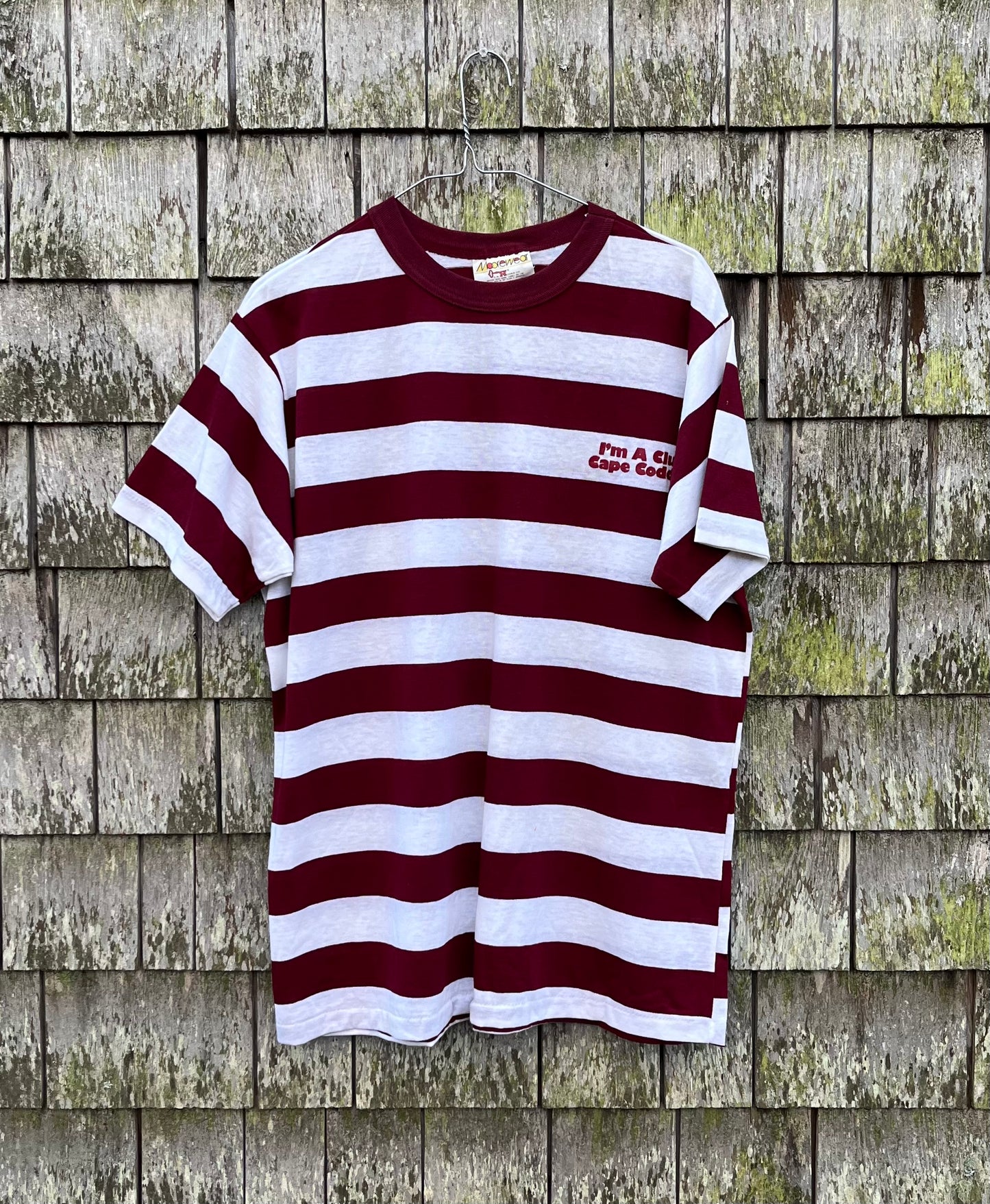 80s Club Cape Codder Falmouth Striped T-Shirt (L/XL)