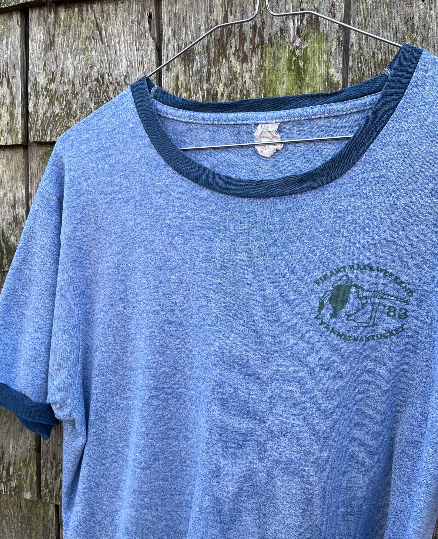 80s Nantucket Figawi Ringer T-Shirt (M)