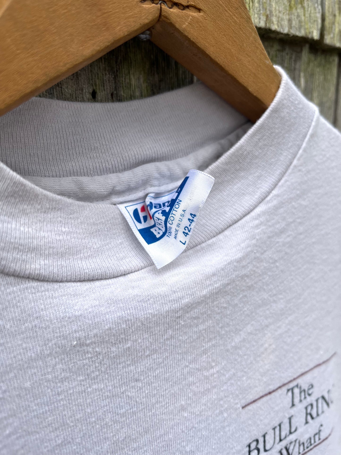 90s Bull Ring Wharf Provincetown T-Shirt (M)