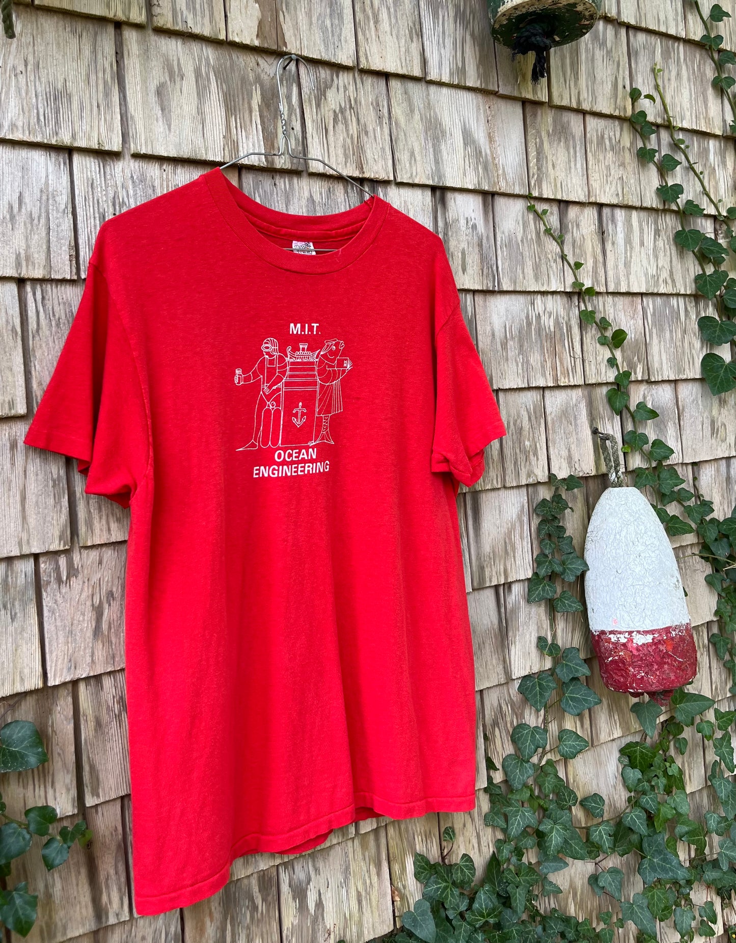 70s Massachusetts Institute of Technology Ocean Engineering T-Shirt (M)