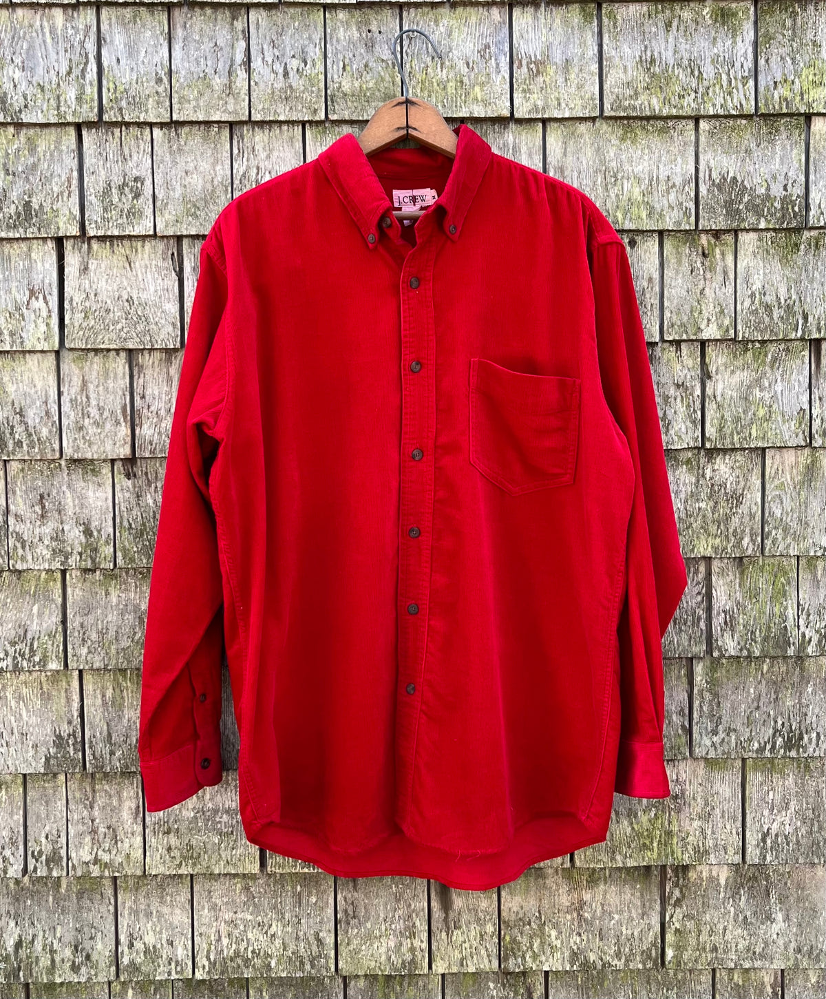 90s J.Crew Corduroy Button Down Shirt (L/XL)