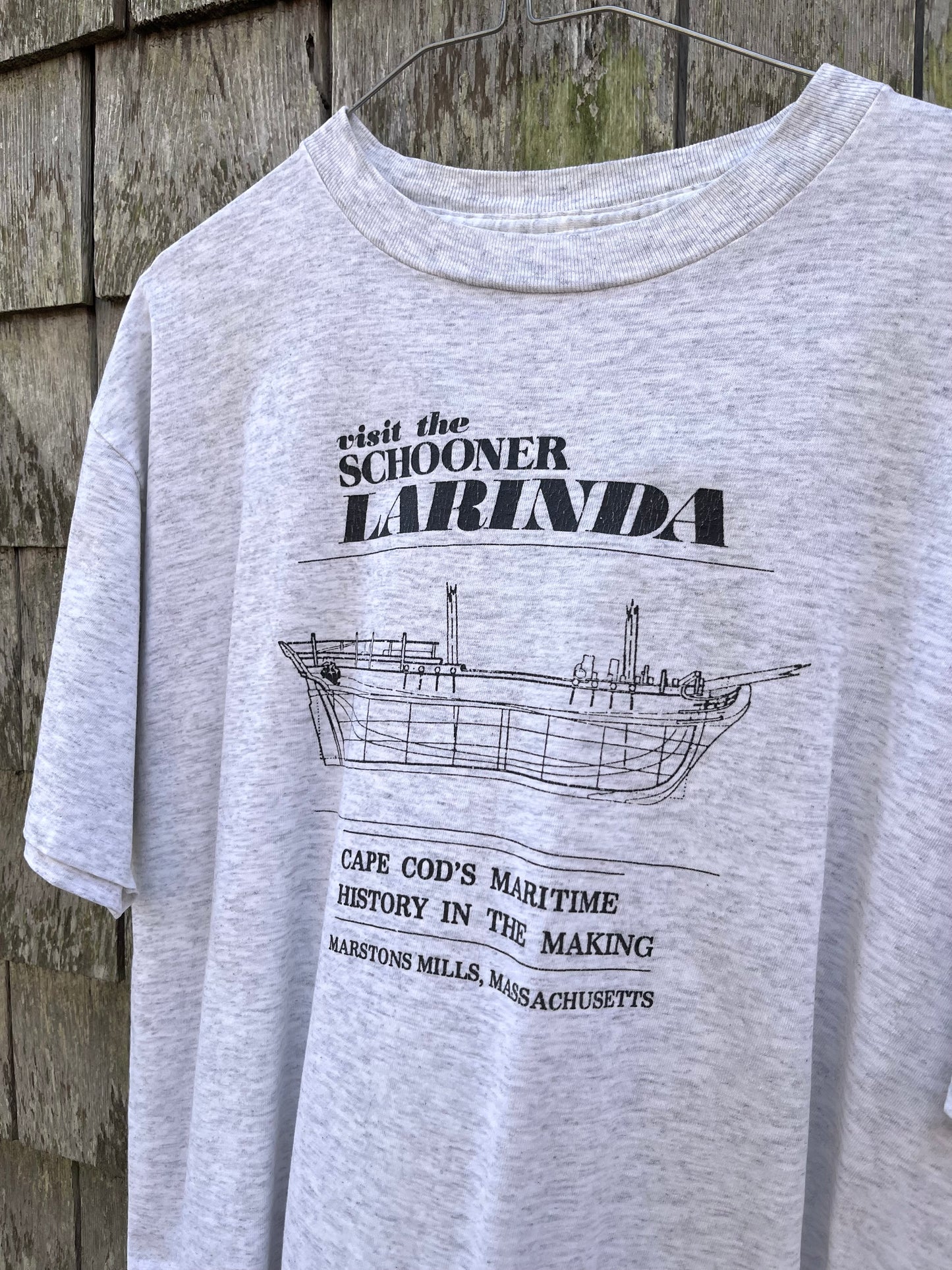 90s The Schooner Larinda Marstons Mills T-Shirt (L)