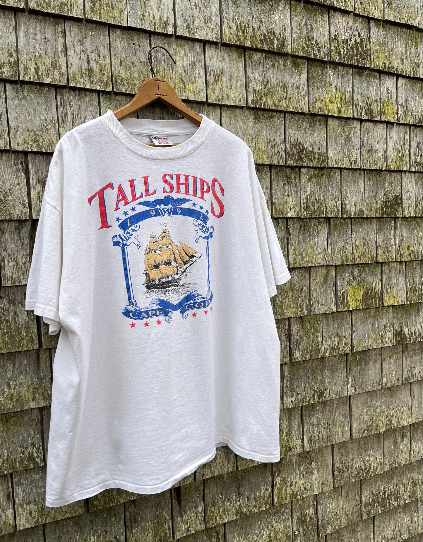 90s Tall Ships Cape Cod Canal T-Shirt (XL)