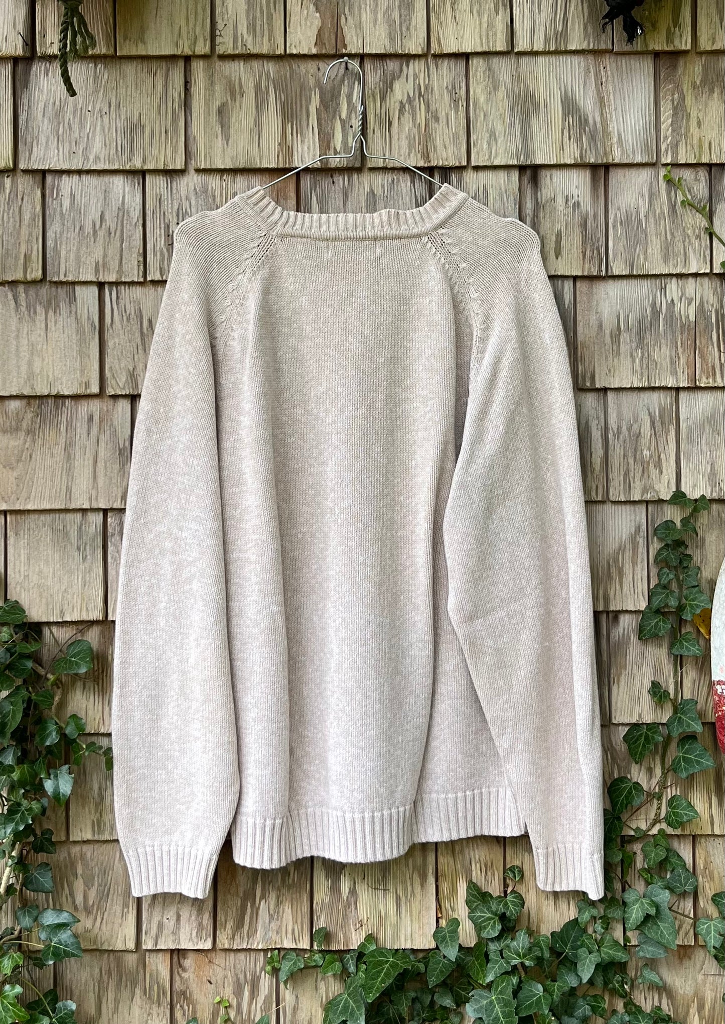 90s St. John’s Bay Cotton Knit Crewneck Sweater (L)