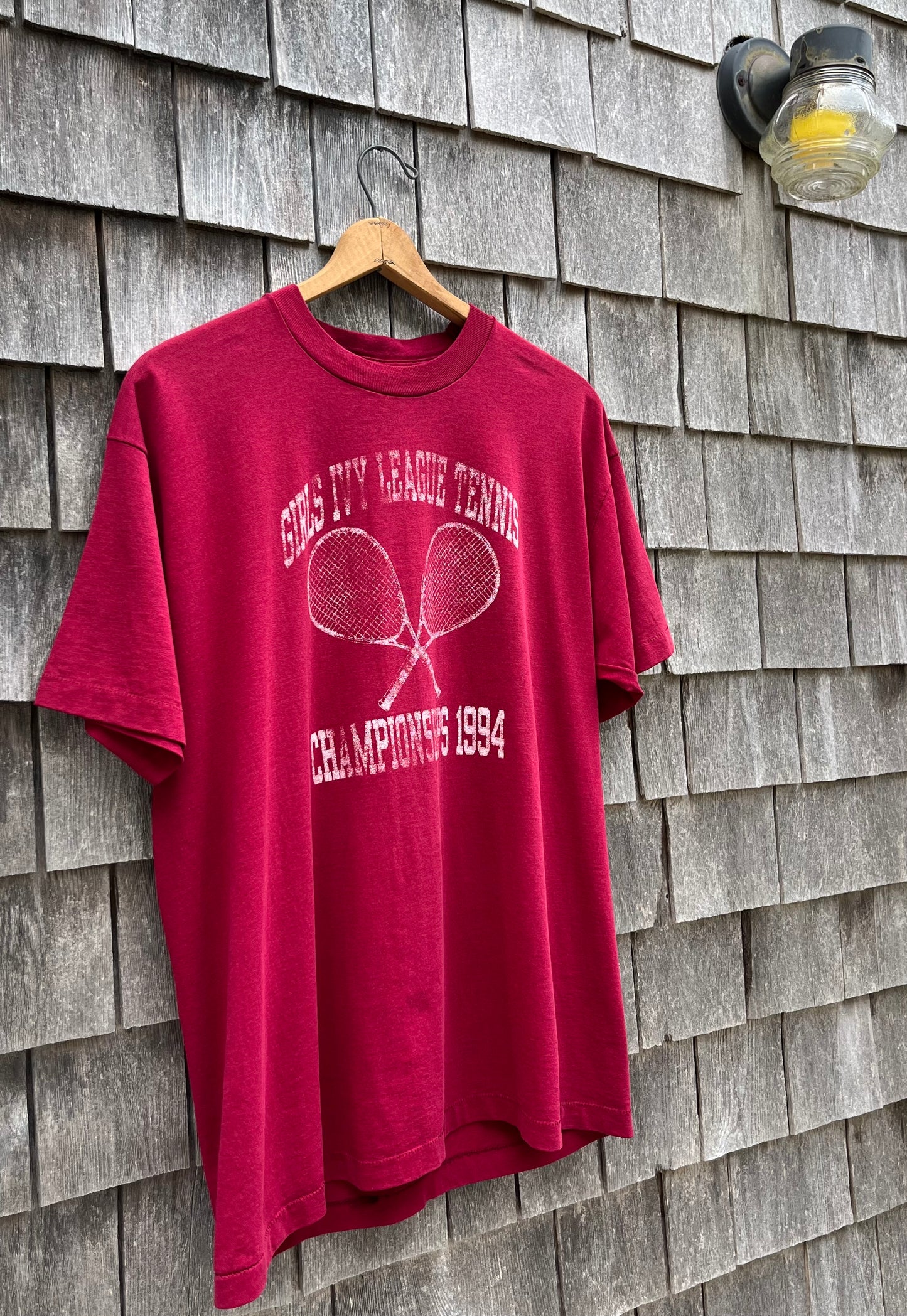 90s Girls Ivy League Tennis Championships T-Shirt (XL)