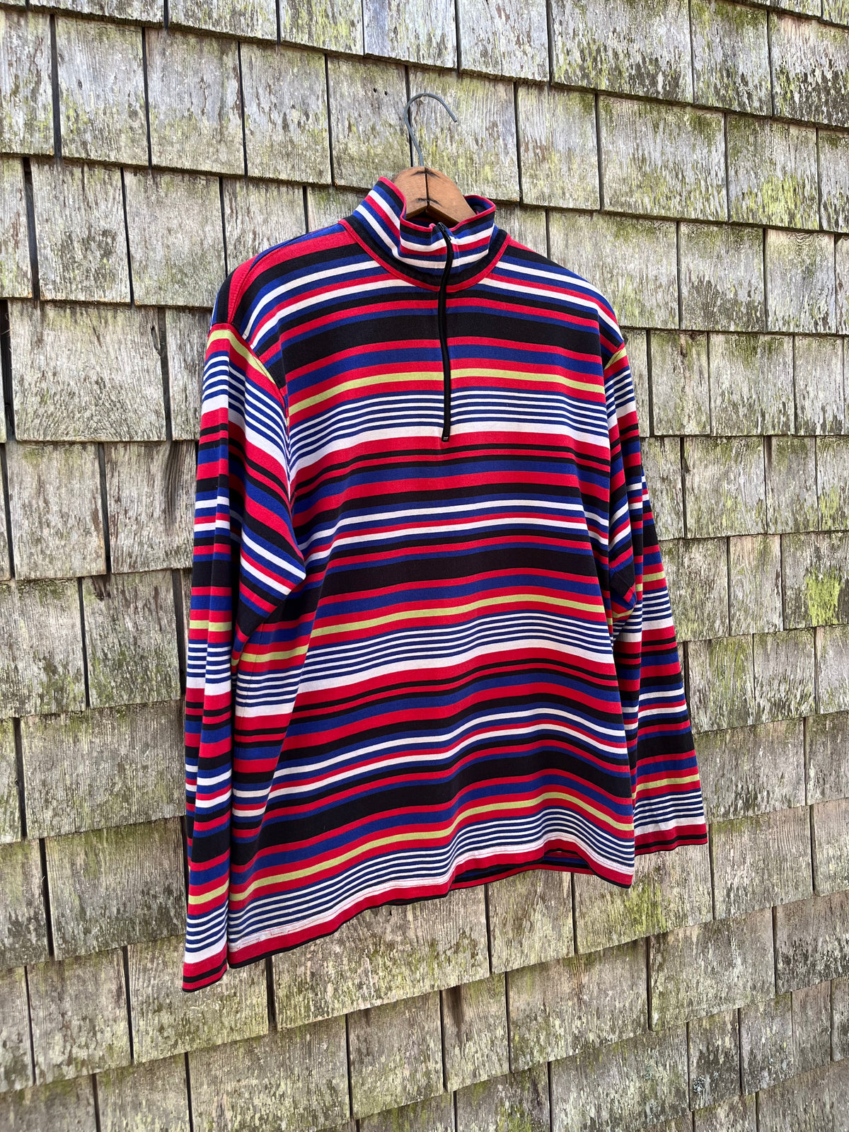 90s J.Crew Cotton Quarter Zip Pullover Shirt (M/L)