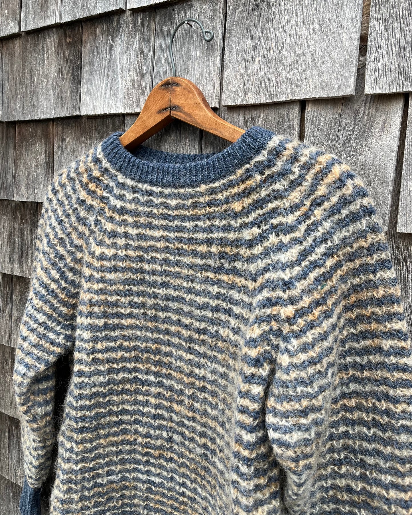 90s Scottish Shetland Mohair Blend Sweater (S)