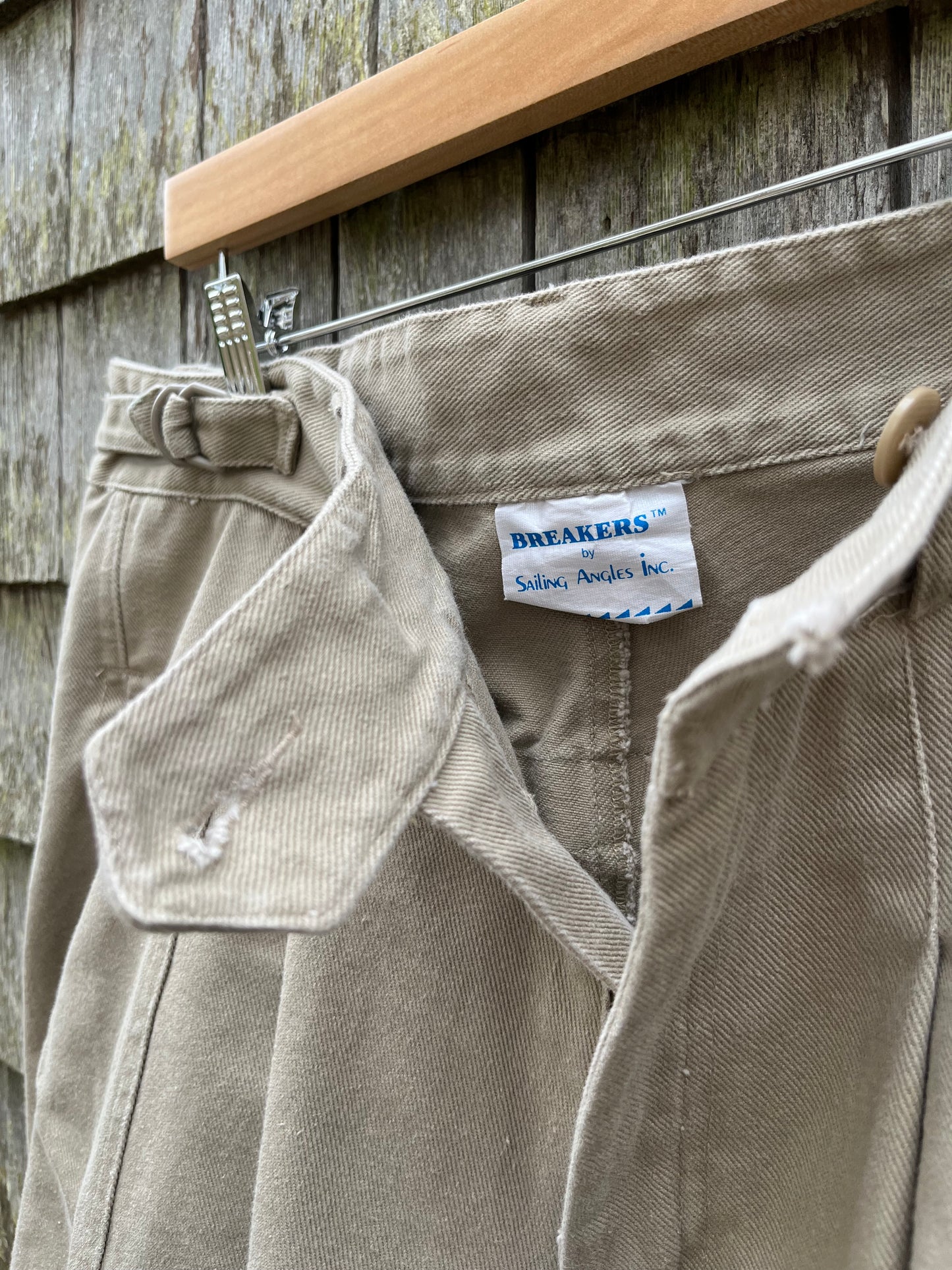 90s Breakers Cotton Canvas Sailing Shorts (35/10”)