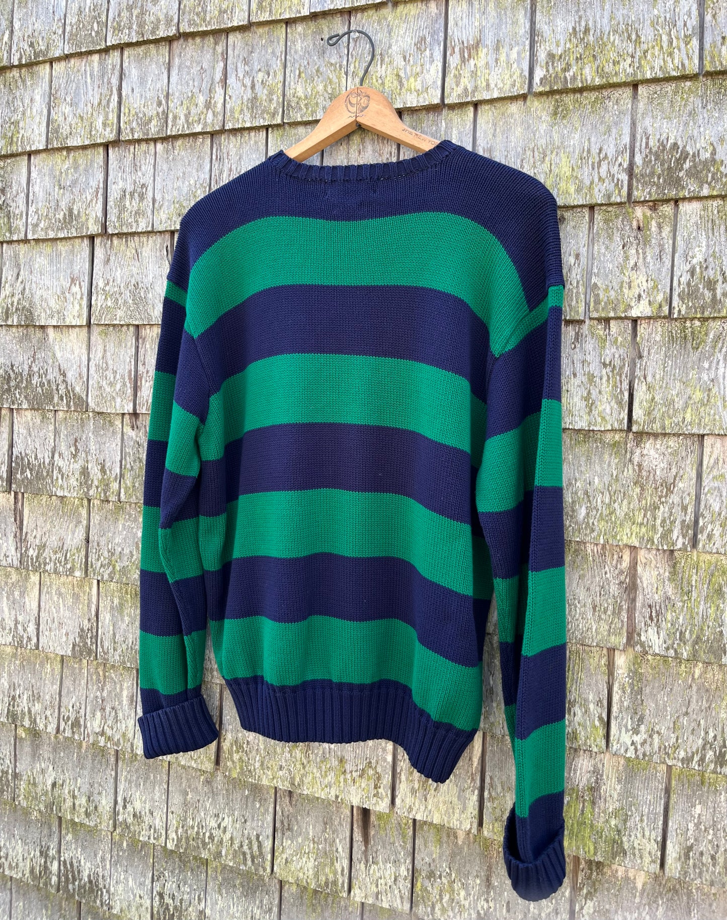 90s Polo Ralph Lauren Crewneck Cotton Knit Sweater (XL)