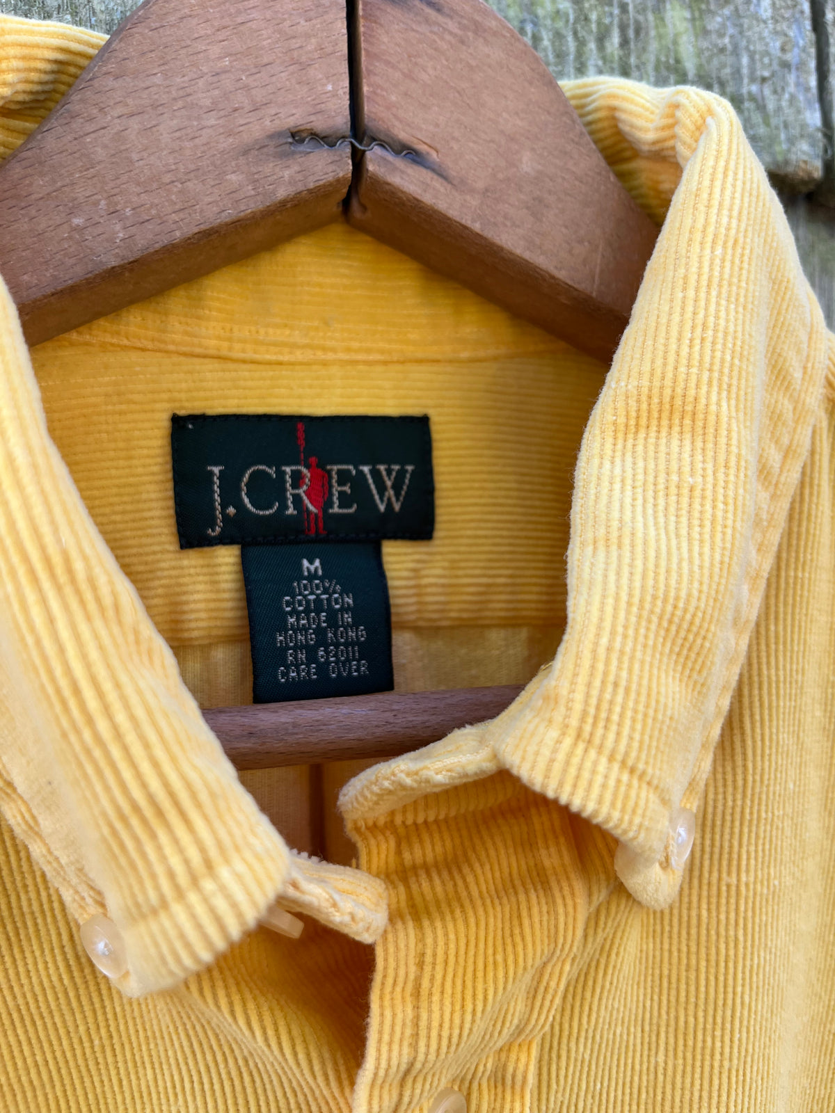 90s J.Crew Corduroy Button Down Shirt (L)