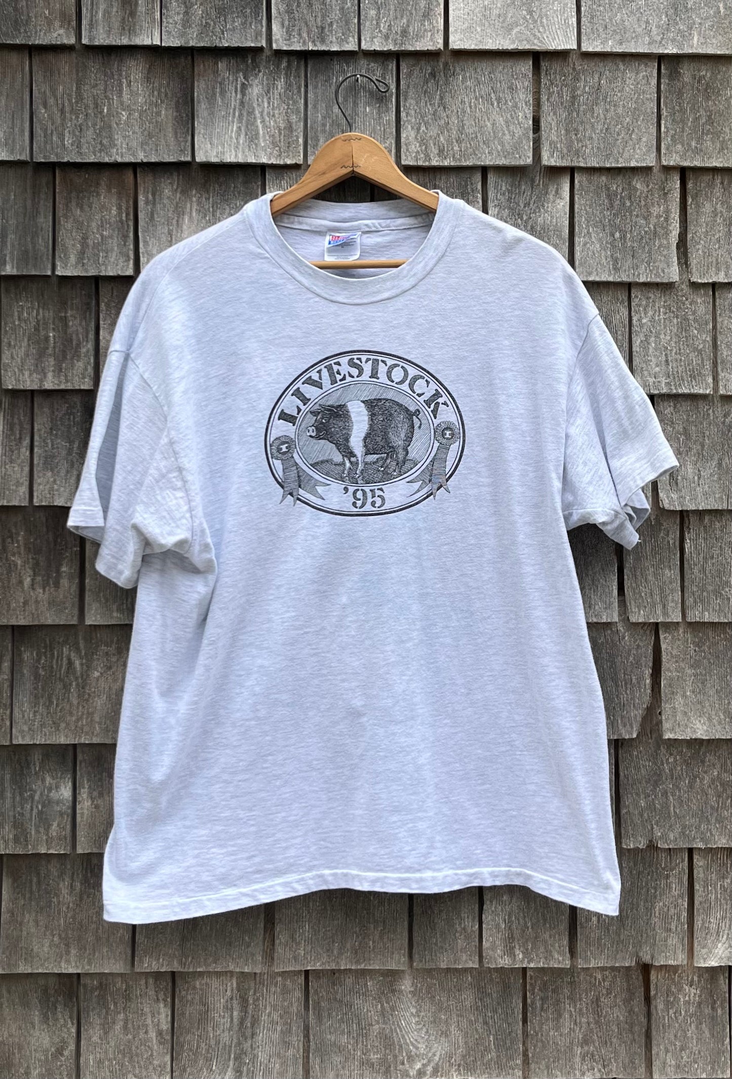 90s Livestock 95 Concert T-Shirt Martha’s Vineyard Agricultural Fair (XL)