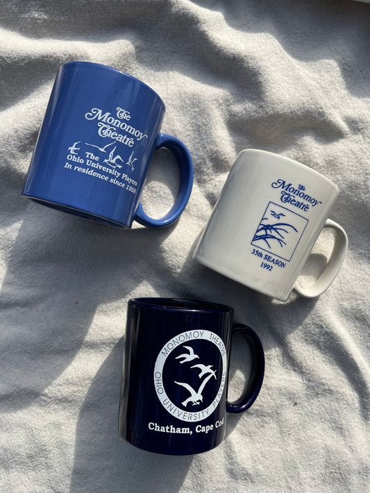 90s Monomoy Theatre Chatham Coffee Mugs (3x)