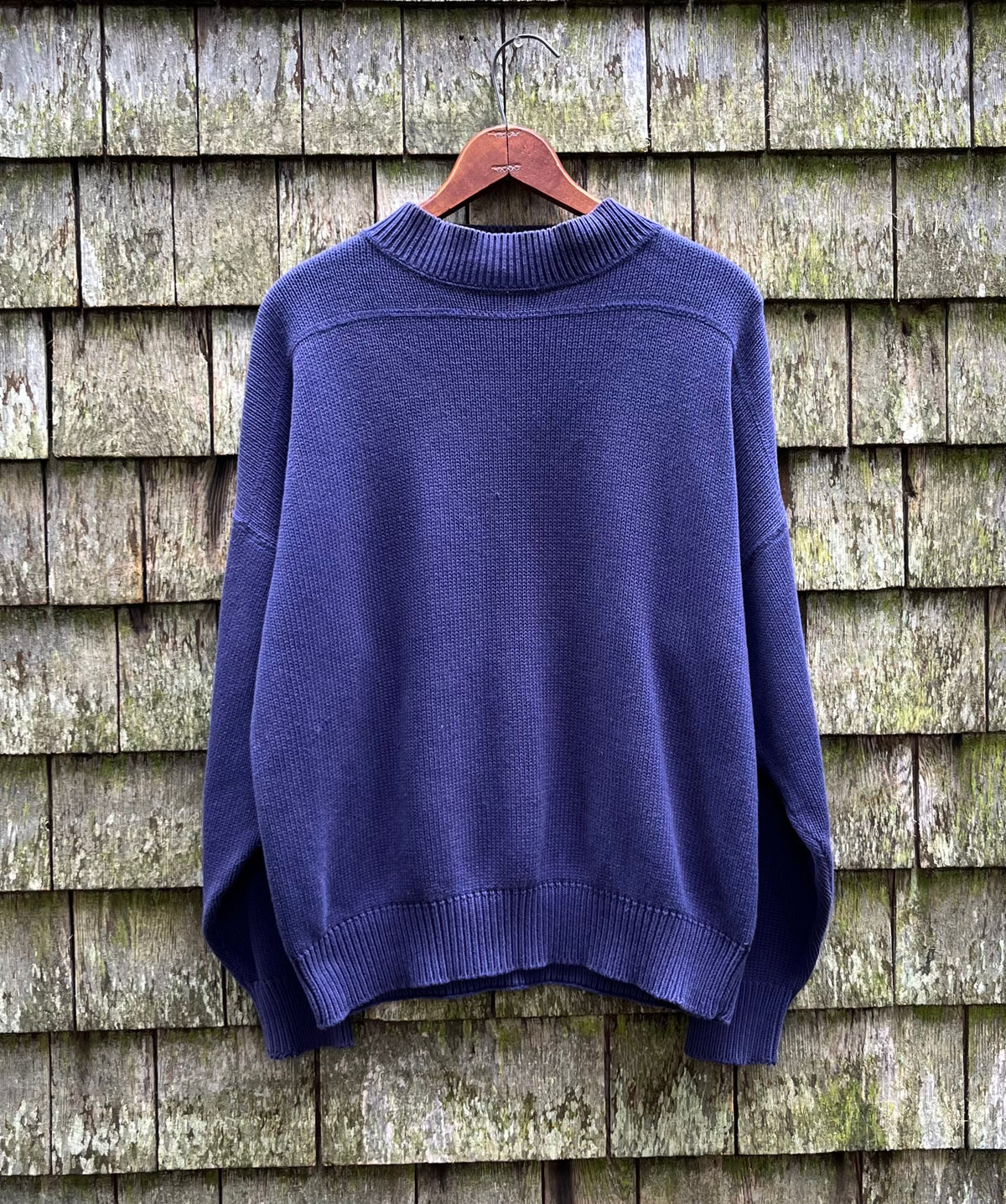 90s GAP Mock Neck Cotton Knit Sweater (L)