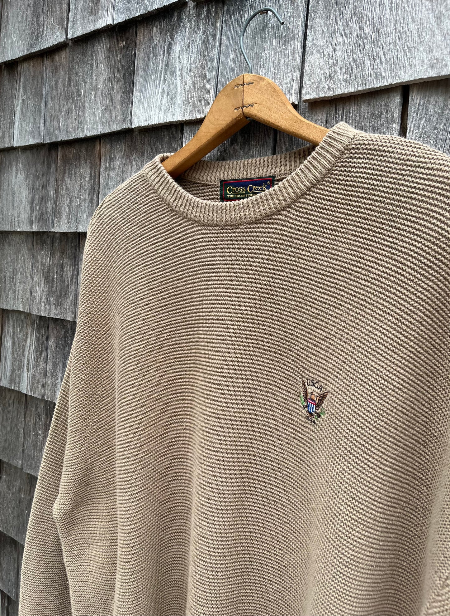 90s Cross Creek US Golf Association Knit Cotton Sweater (XL)