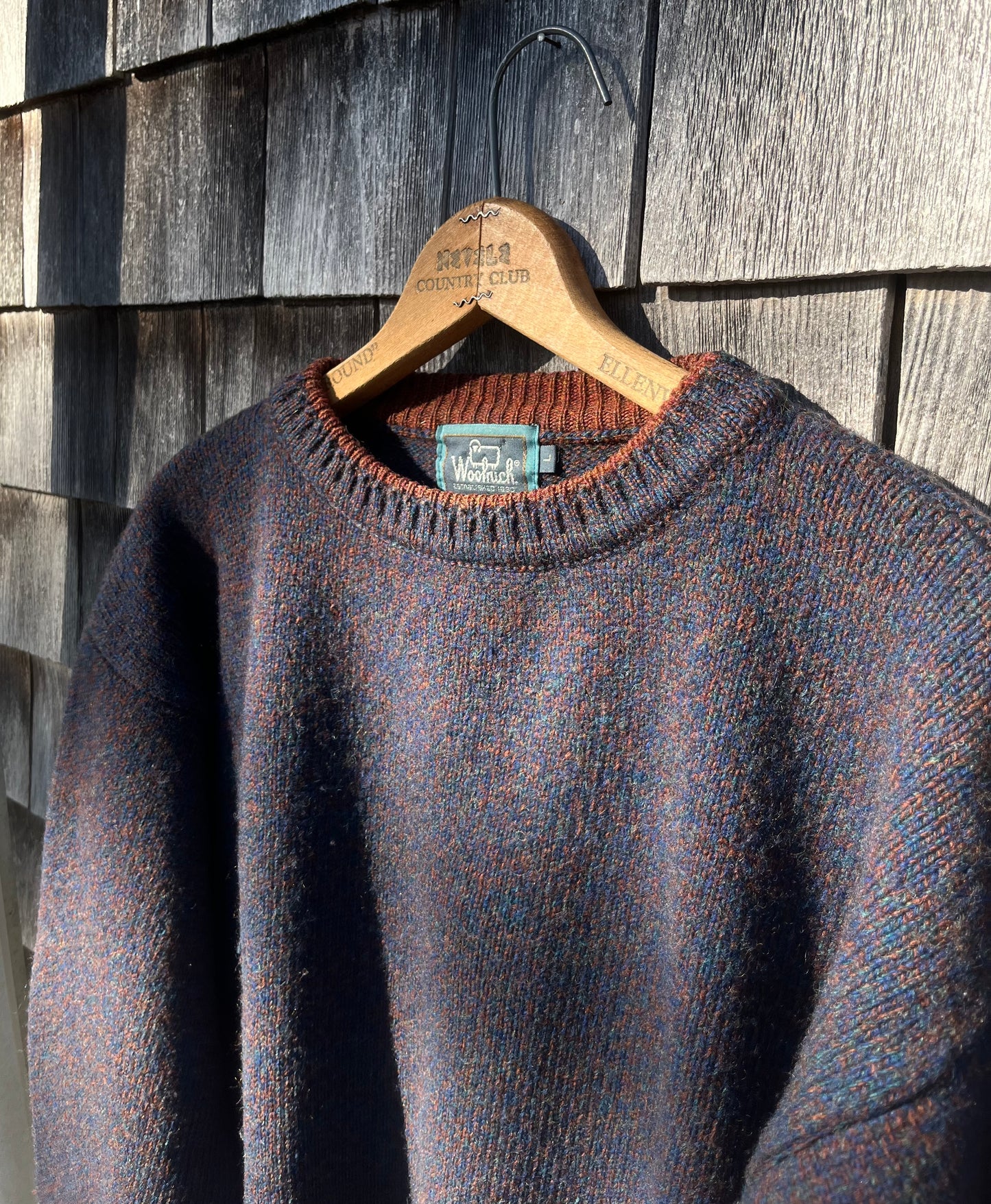 90s Woolrich Hand Framed Fleck Wool Sweater (XL)