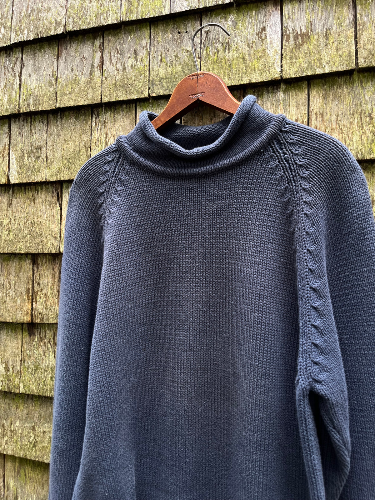 90s J.Crew Rollneck Cotton Knit Sweater (M/L)