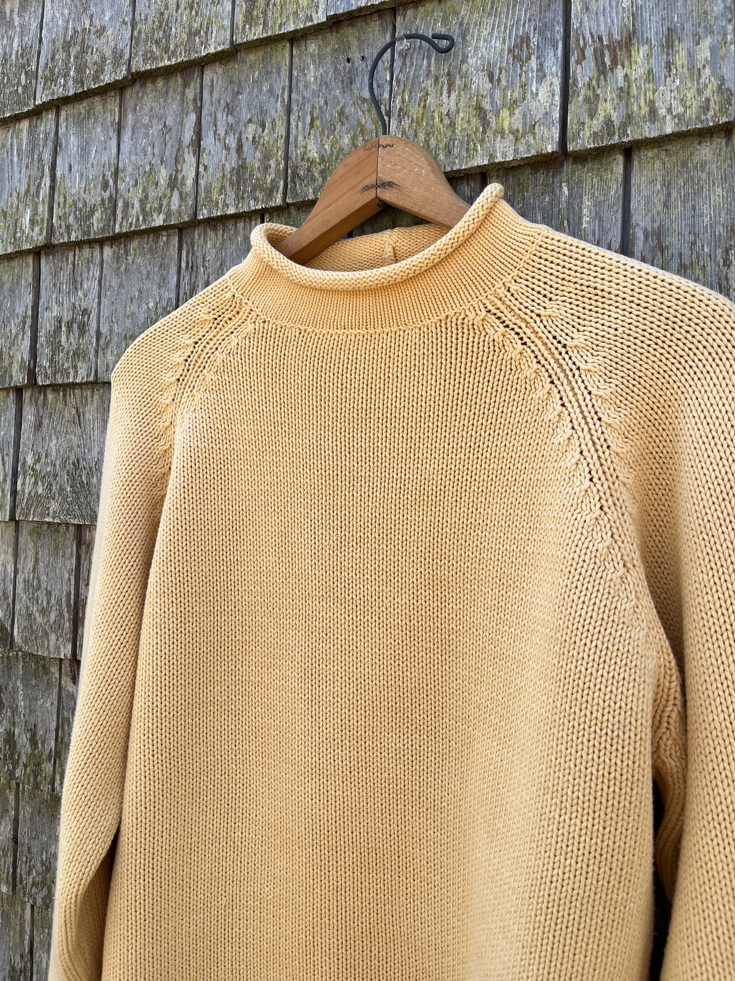 90s J.Crew Rollneck Cotton Knit Sweater (L)