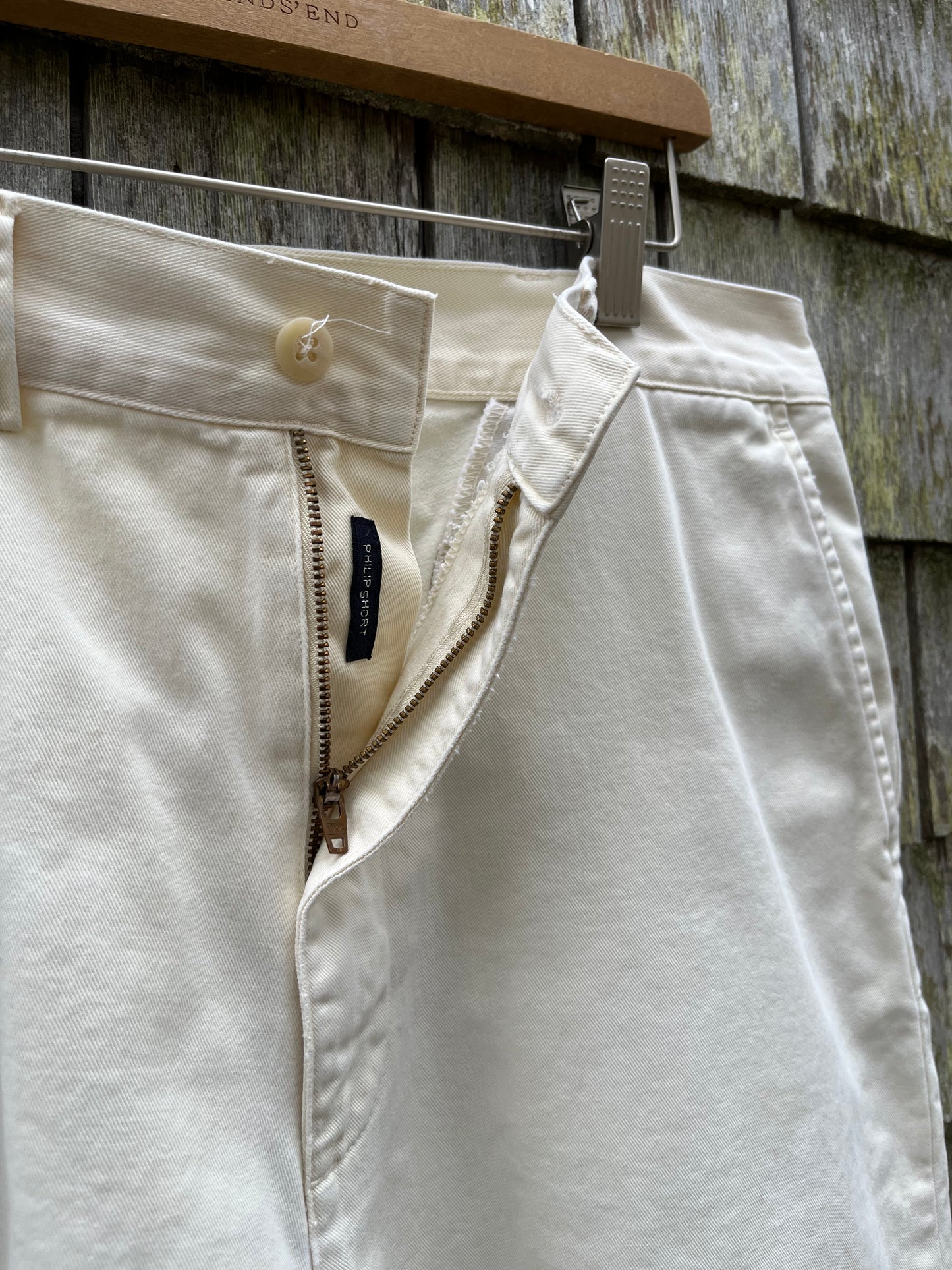 90s Polo Ralph Lauren ‘Philip’ Flat Front Cotton Twill Shorts (34,8”)