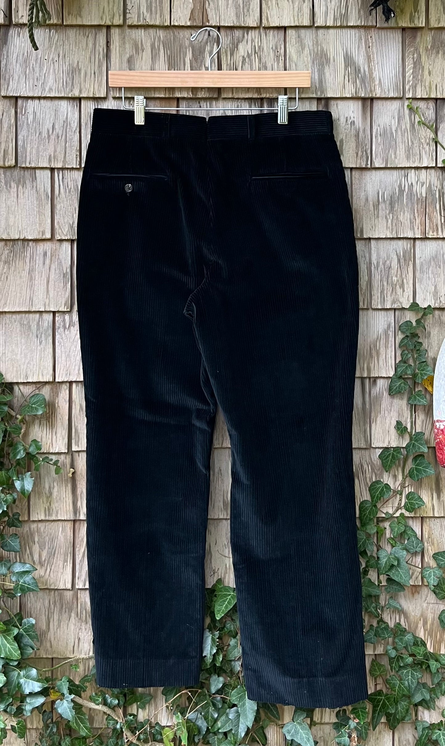 90s Corbin Wide Wale Corduroy Flat Front Trousers (32/29)