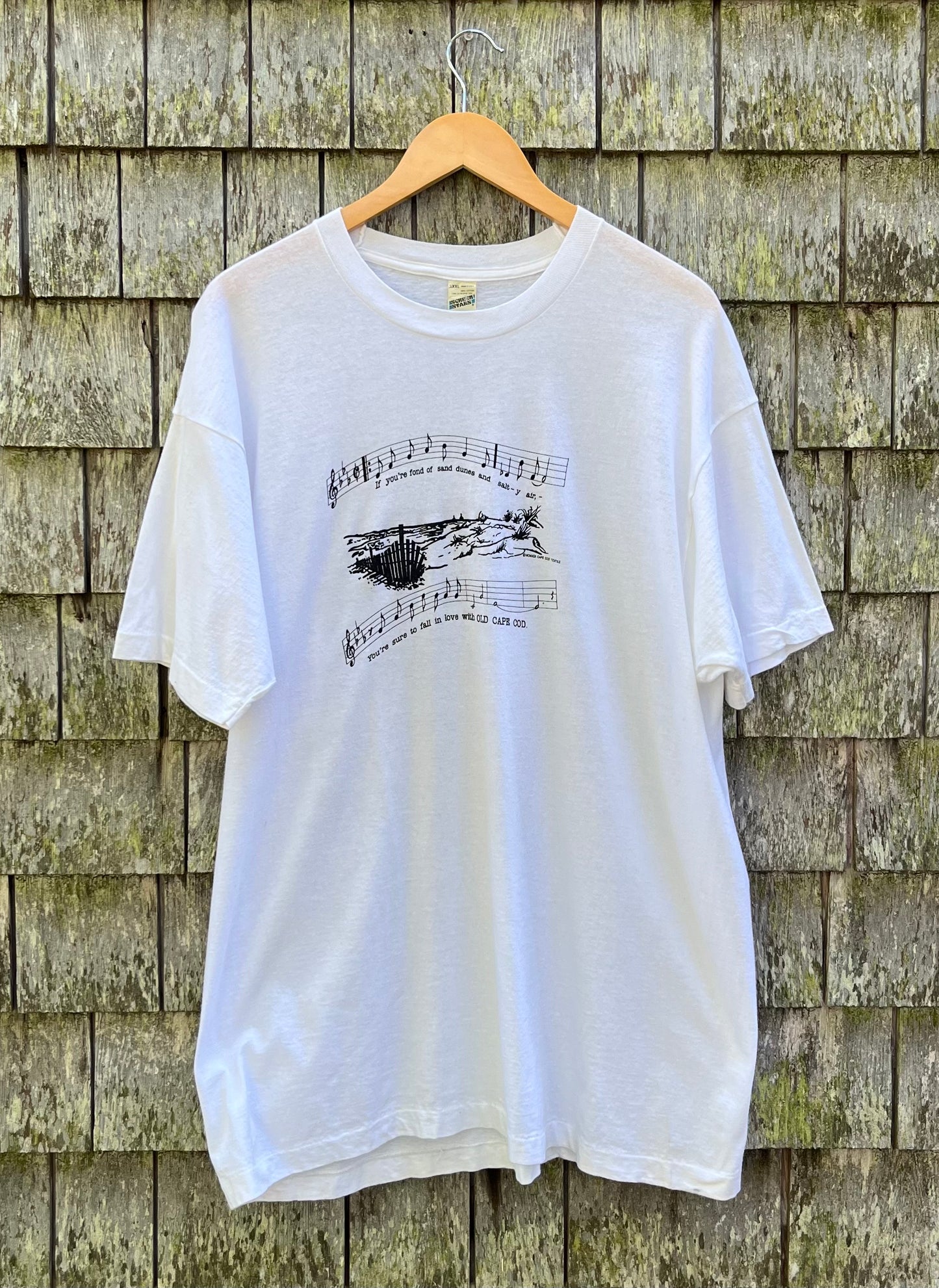 80s Patti Page Old Cape Cod Lyrics T-Shirt (XL)