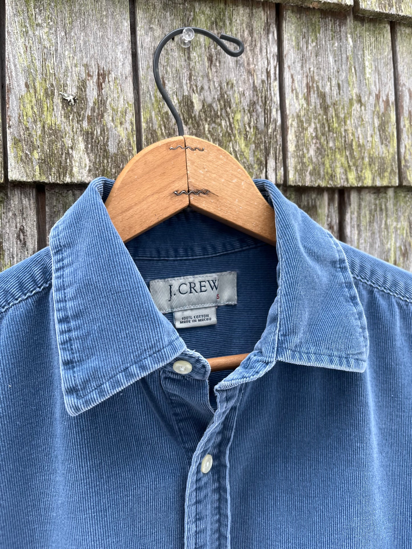 00s J.Crew Pinwale Corduroy Button Front Shirt (S/M)