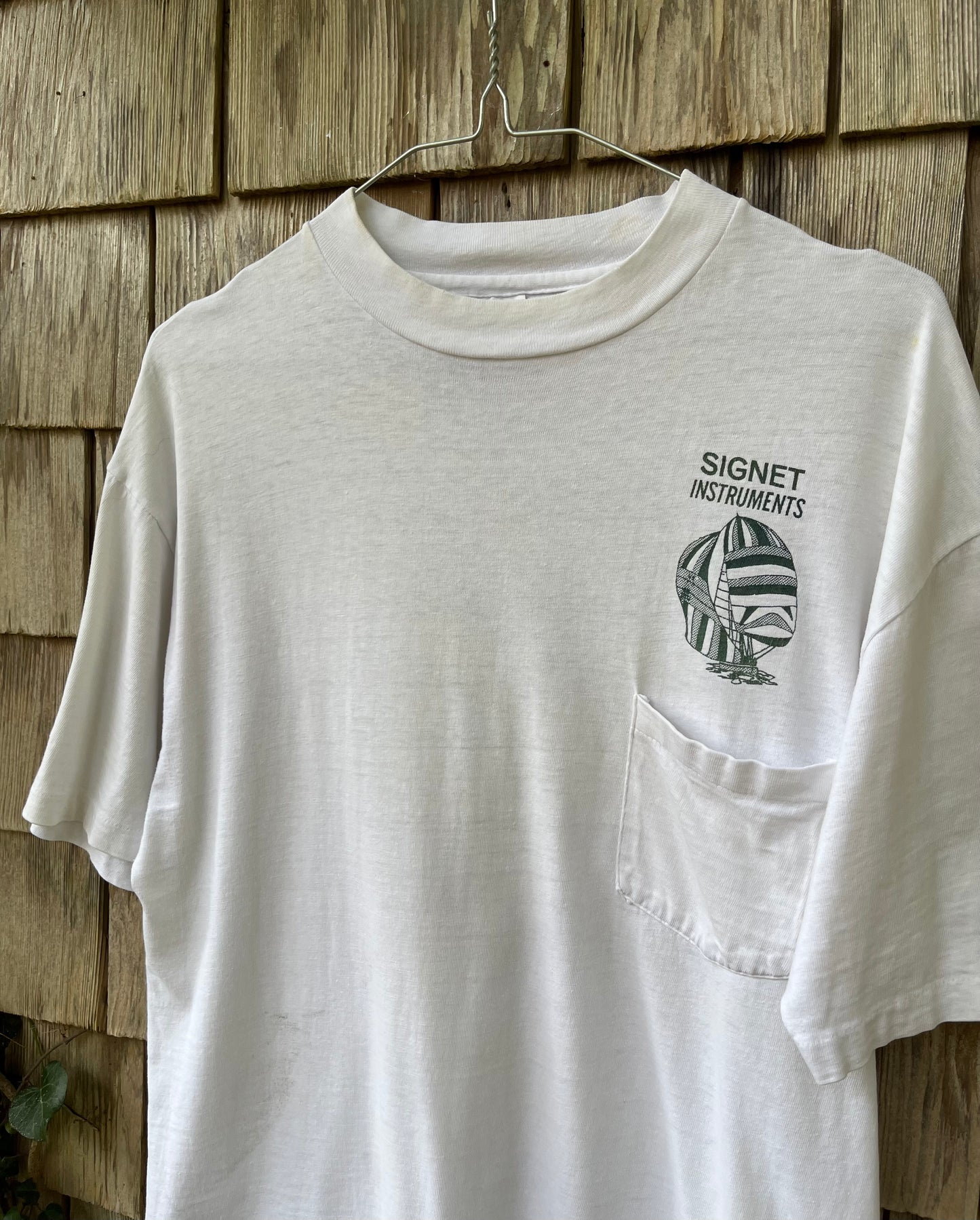80s Signet Instruments ‘Choice of the 12 Meters’ Pocket T-Shirt (M)