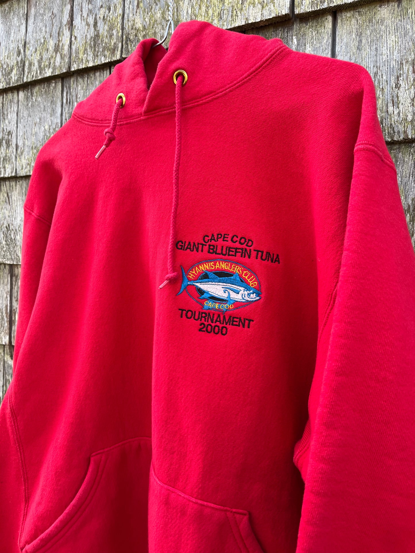 00s Cape Cod Giant Bluefin Tuna Tournament Kellsport Hooded Sweatshirt (L/XL)