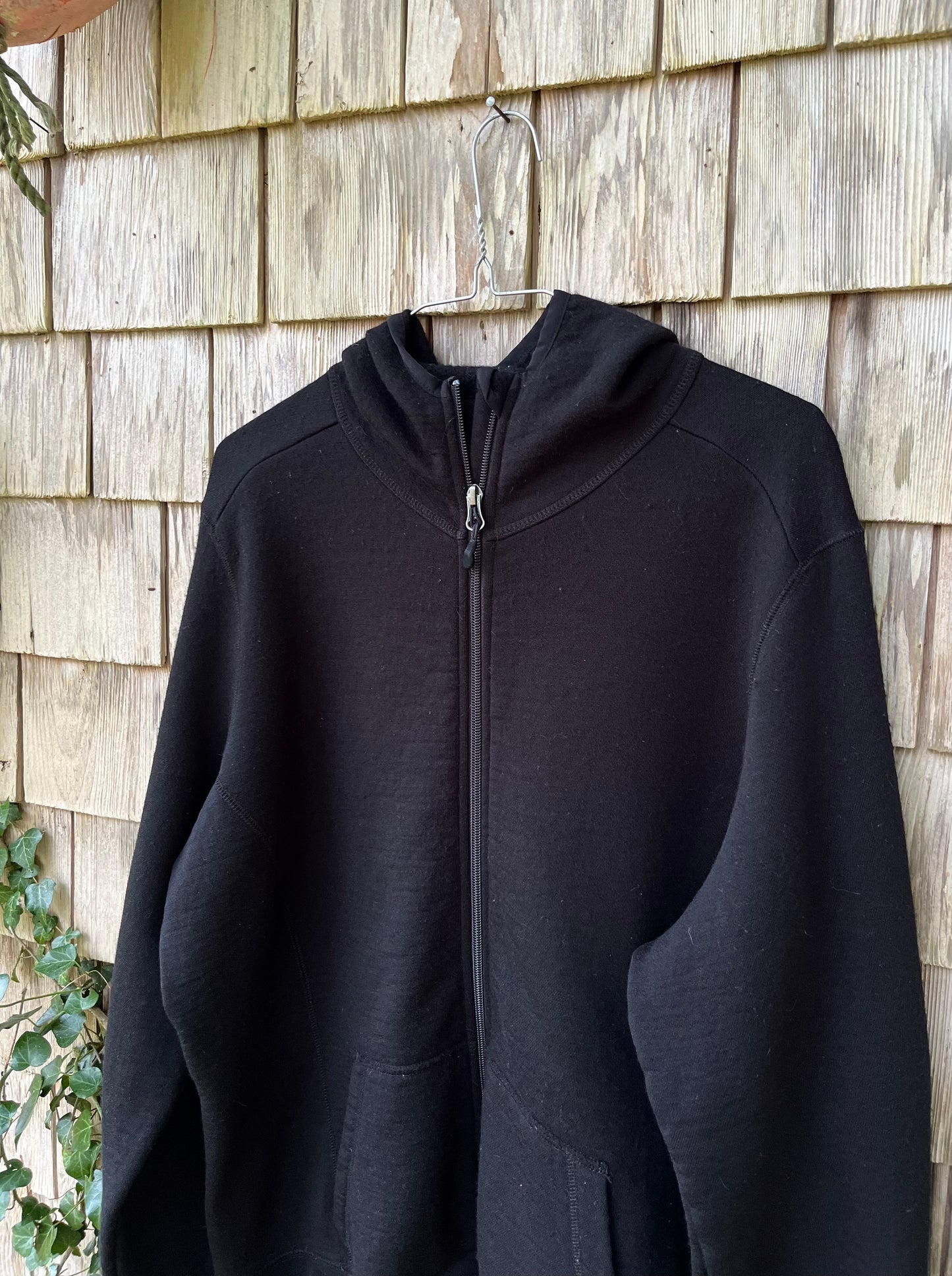 00s L.L. Bean Merino Wool Hooded Sweatshirt (XL)