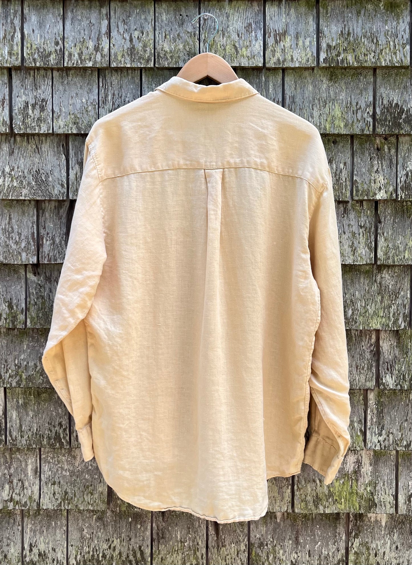 90s Banana Republic Irish Linen Button Front Shirt (L)