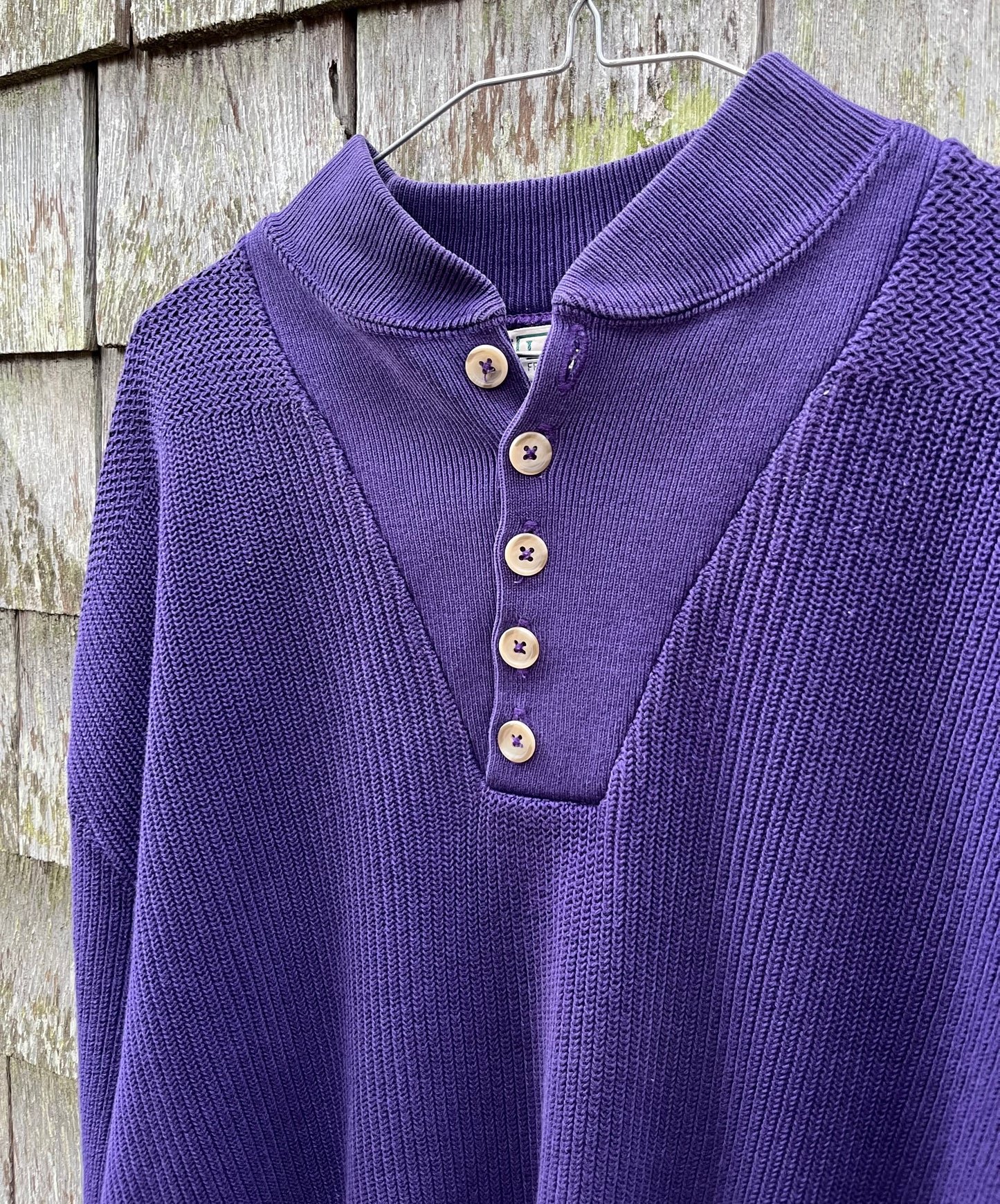 90s L.L. Bean Cotton Fatigue Sweater (XL)